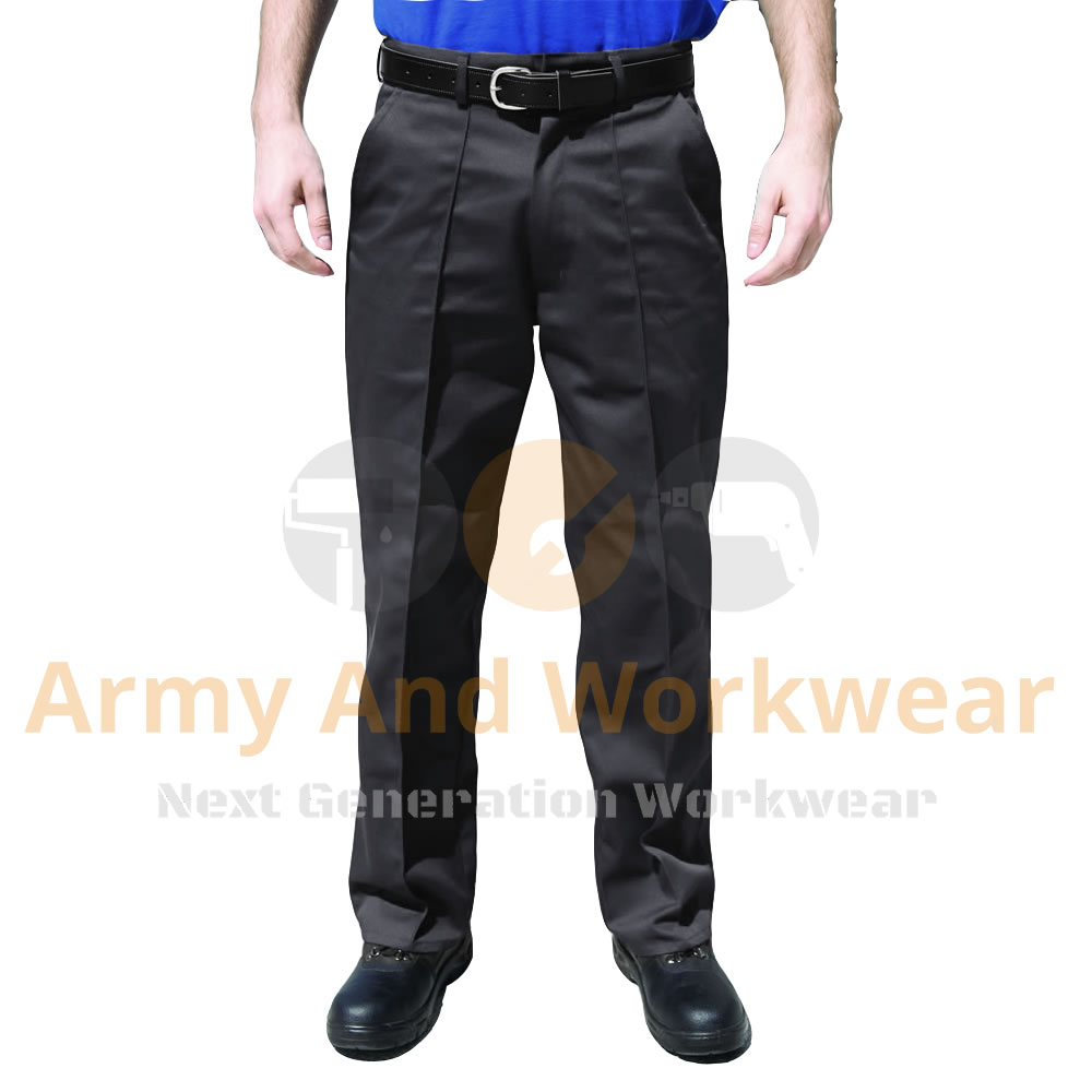 New Warrior TR10 Mens Work Warehouse Building Trousers 30 Long Black 
