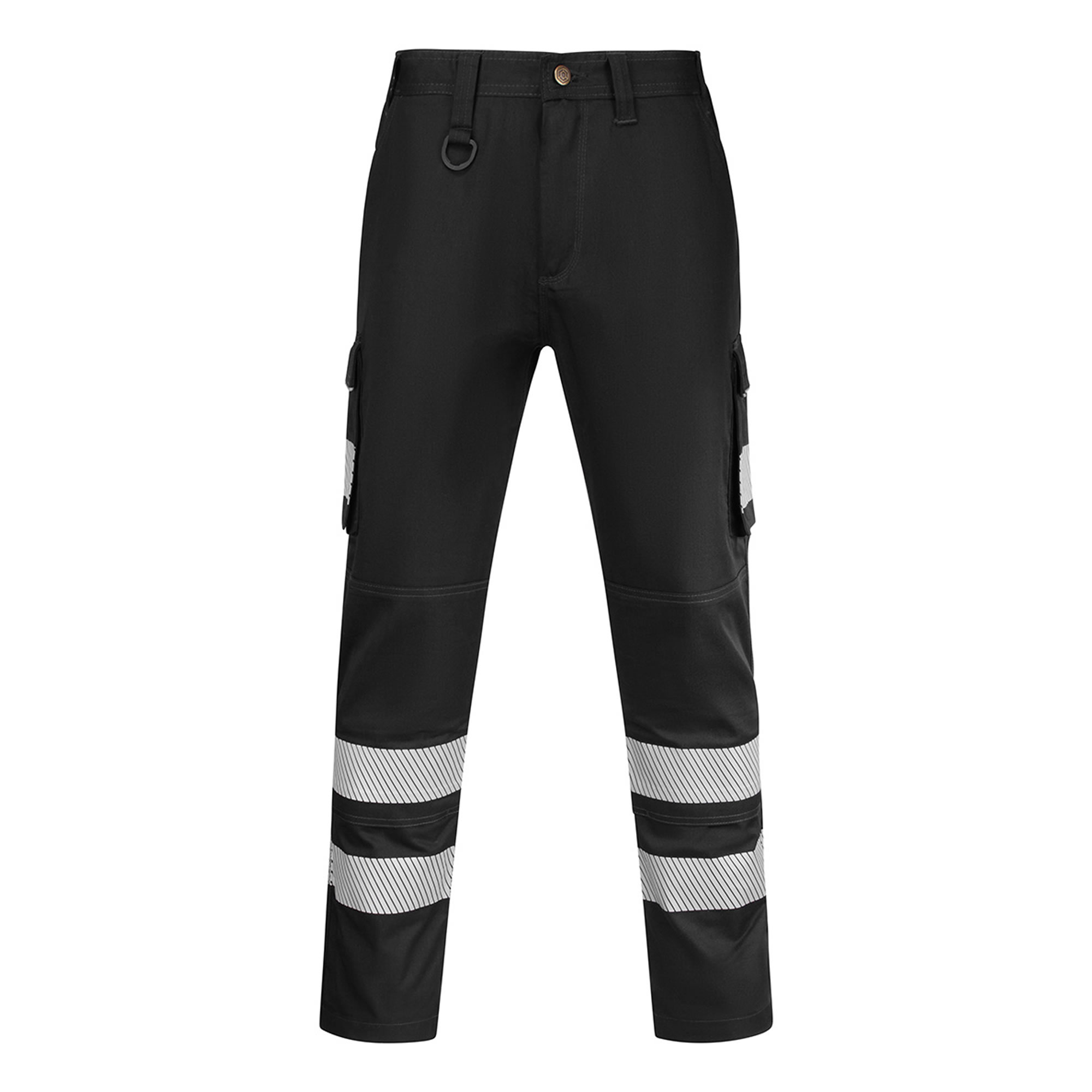 Beeswift Sicherheit Kampf Cargohose Kniepolstertaschen Hi Viz reflektierende Bänder - Bild 9 von 15