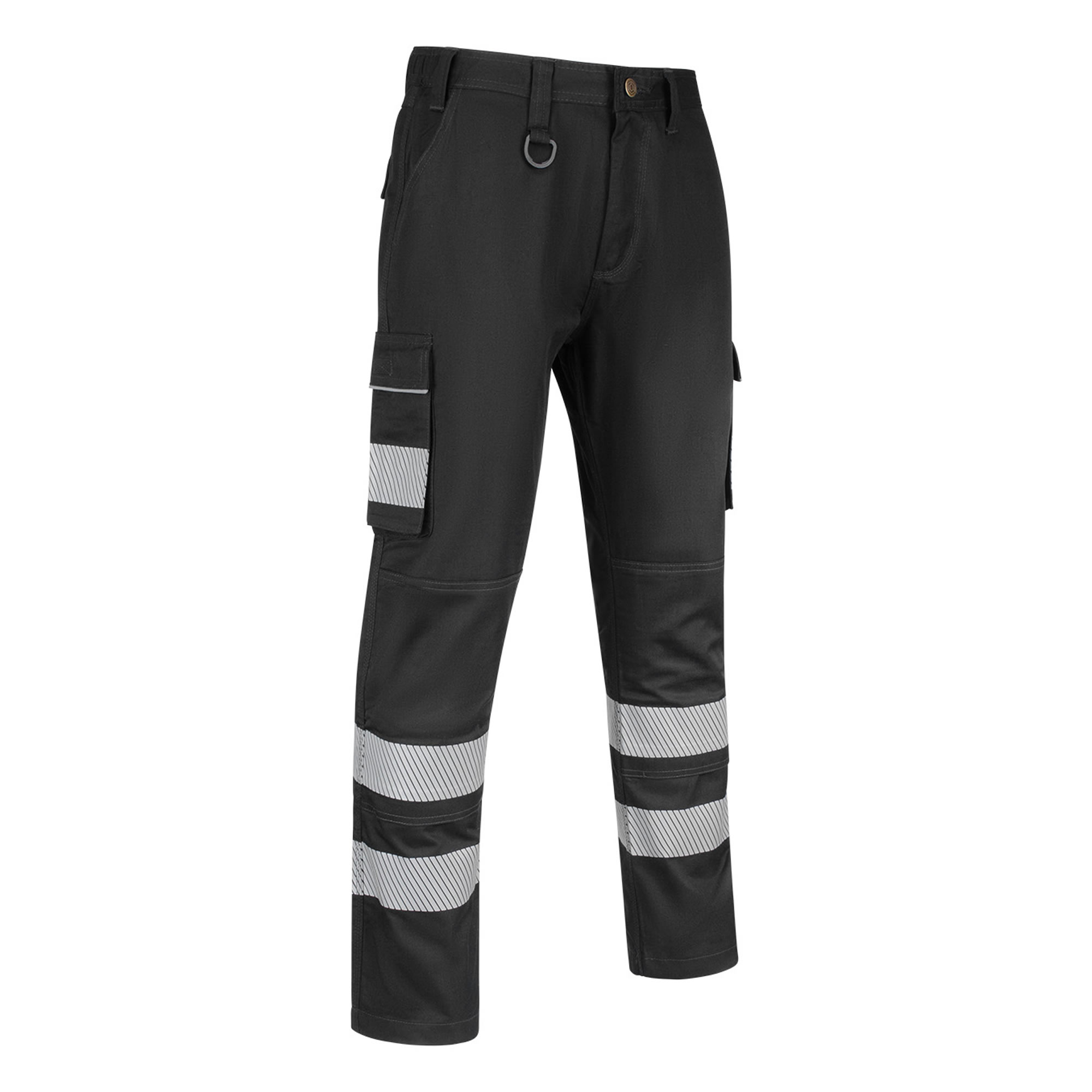 Beeswift Sicherheit Kampf Cargohose Kniepolstertaschen Hi Viz reflektierende Bänder - Bild 8 von 15