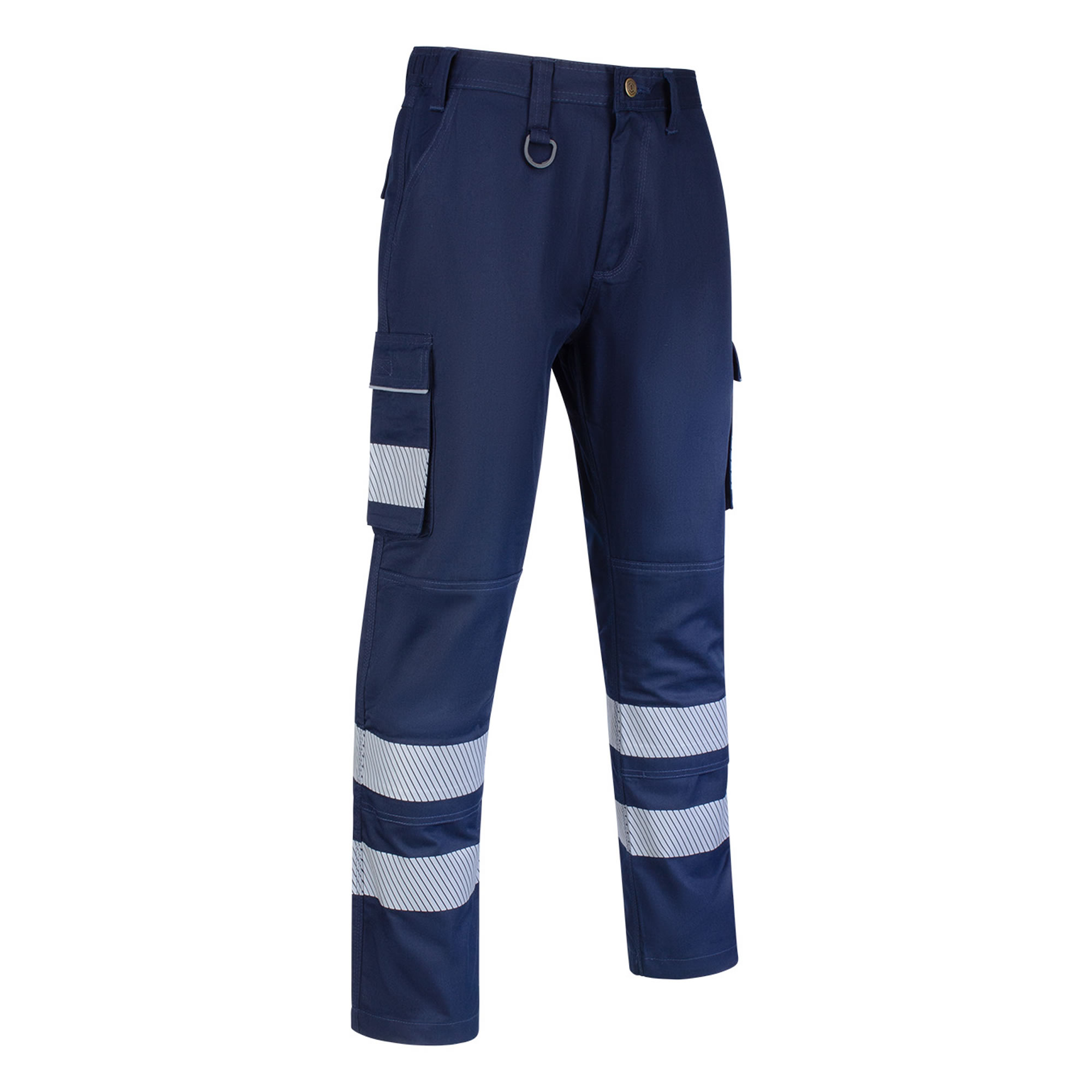 Beeswift Sicherheit Kampf Cargohose Kniepolstertaschen Hi Viz reflektierende Bänder - Bild 12 von 15