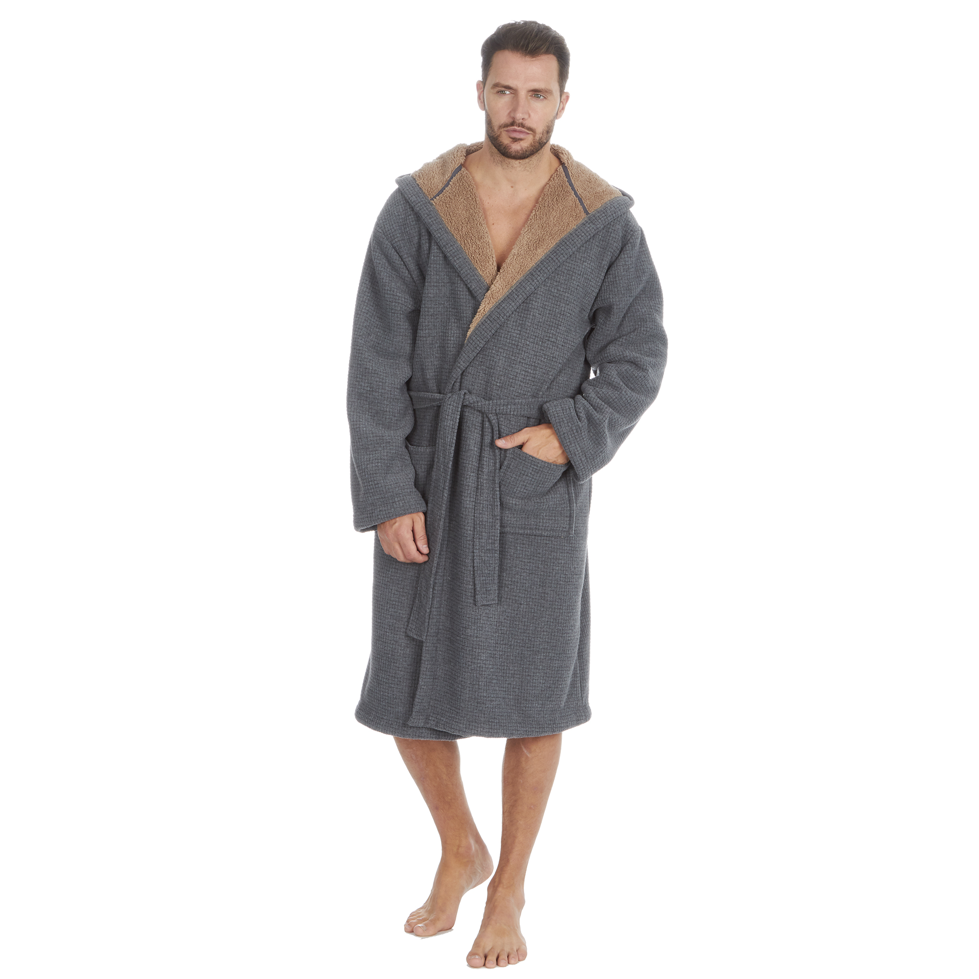 Sherpa lined dressing discount gown