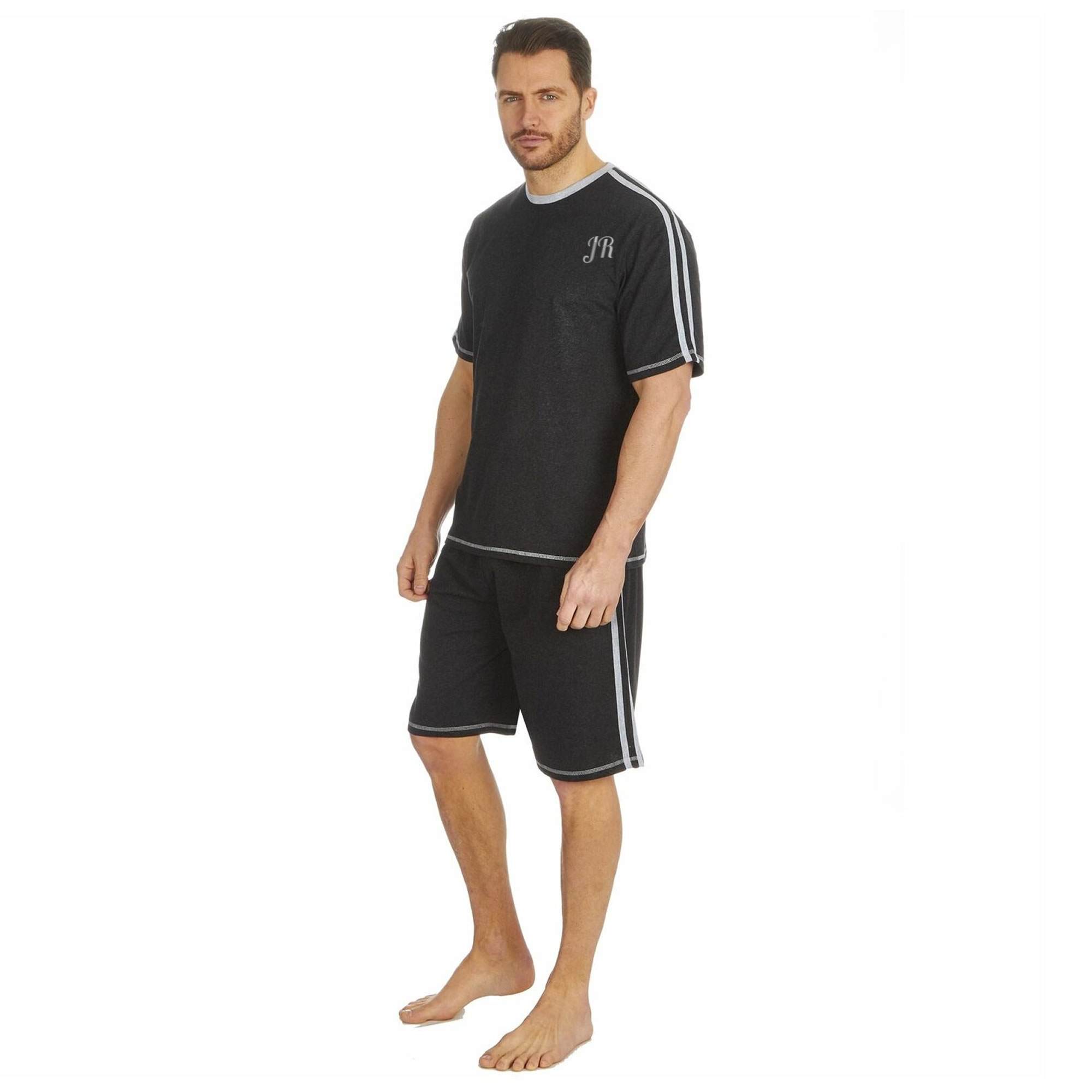 Personalised Mens Pyjamas Pjs T-Shirt & Short Set Loungewear Nightwear Lounge - Picture 8 of 10