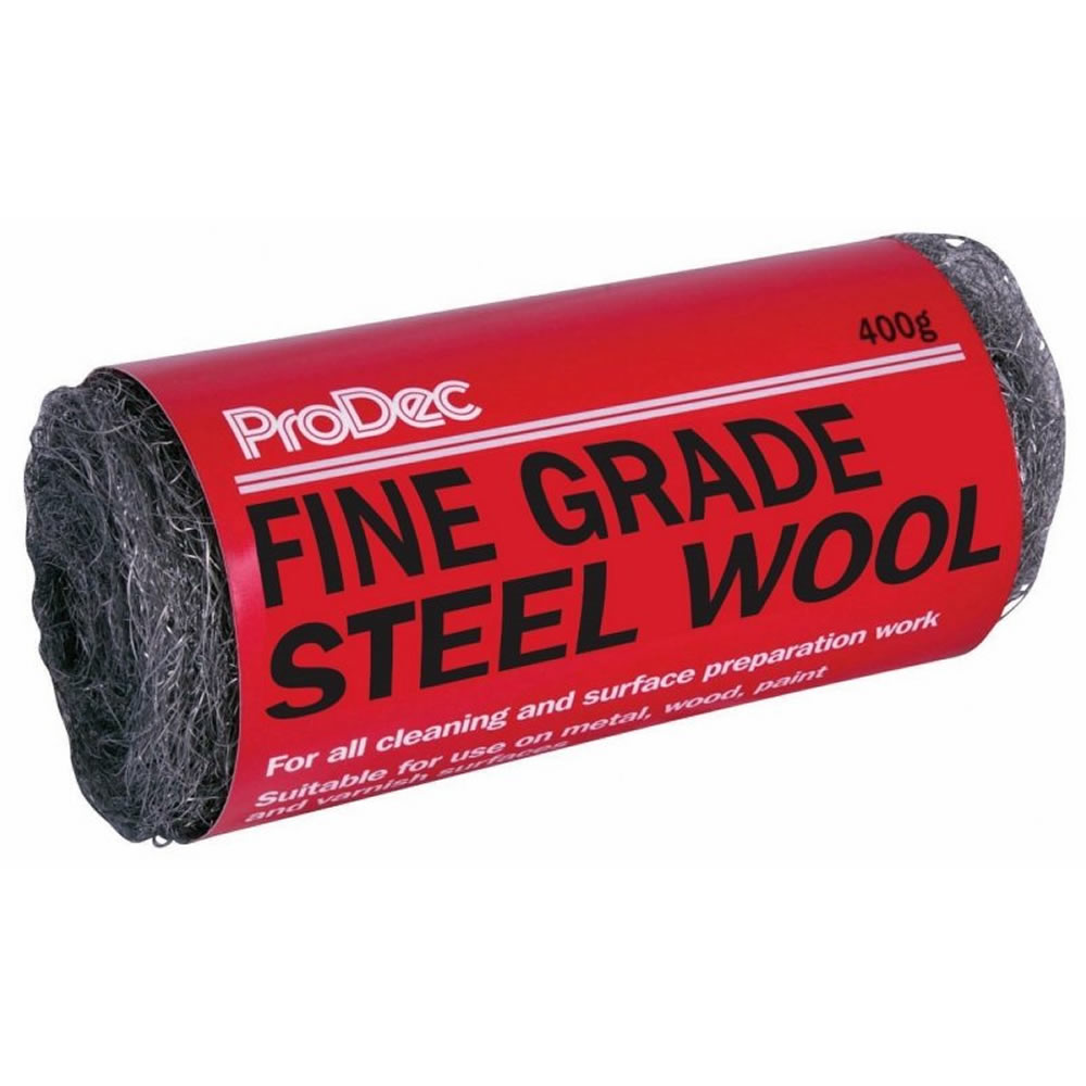 ProDec Steel Wool Wire Smoothing Rust Cleaning Paint Removal Metal Grade 400g - Picture 7 of 9