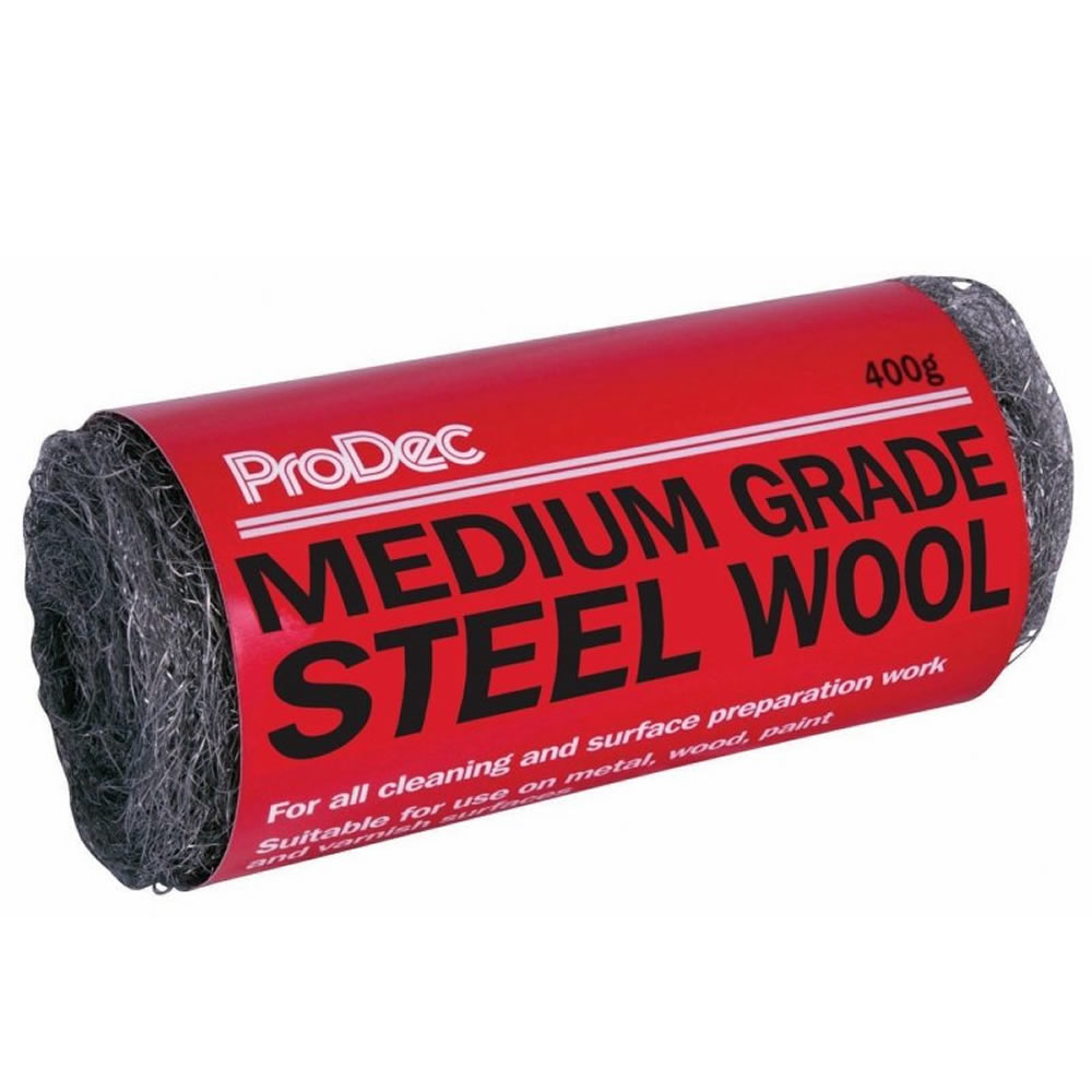 ProDec Steel Wool Wire Smoothing Rust Cleaning Paint Removal Metal Grade 400g - Picture 8 of 9