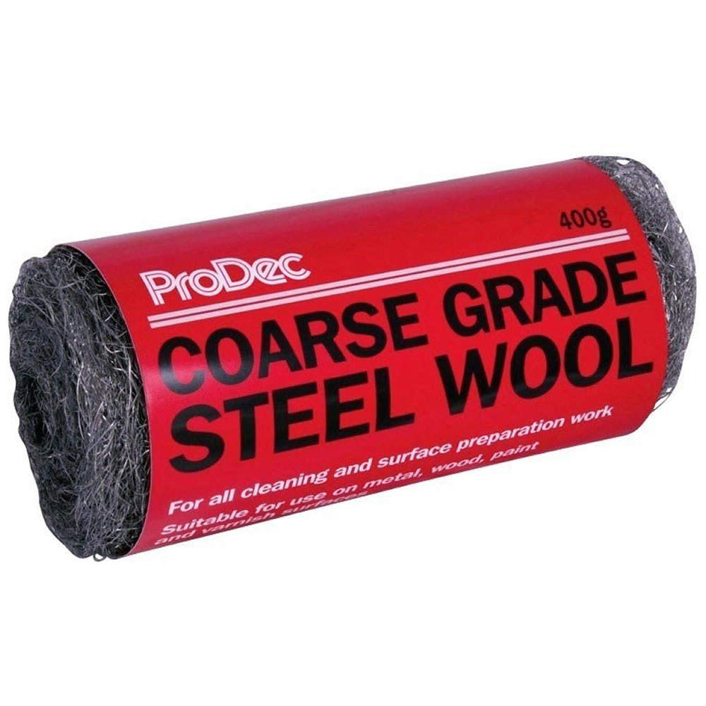 ProDec Steel Wool Wire Smoothing Rust Cleaning Paint Removal Metal Grade 400g - Picture 9 of 9