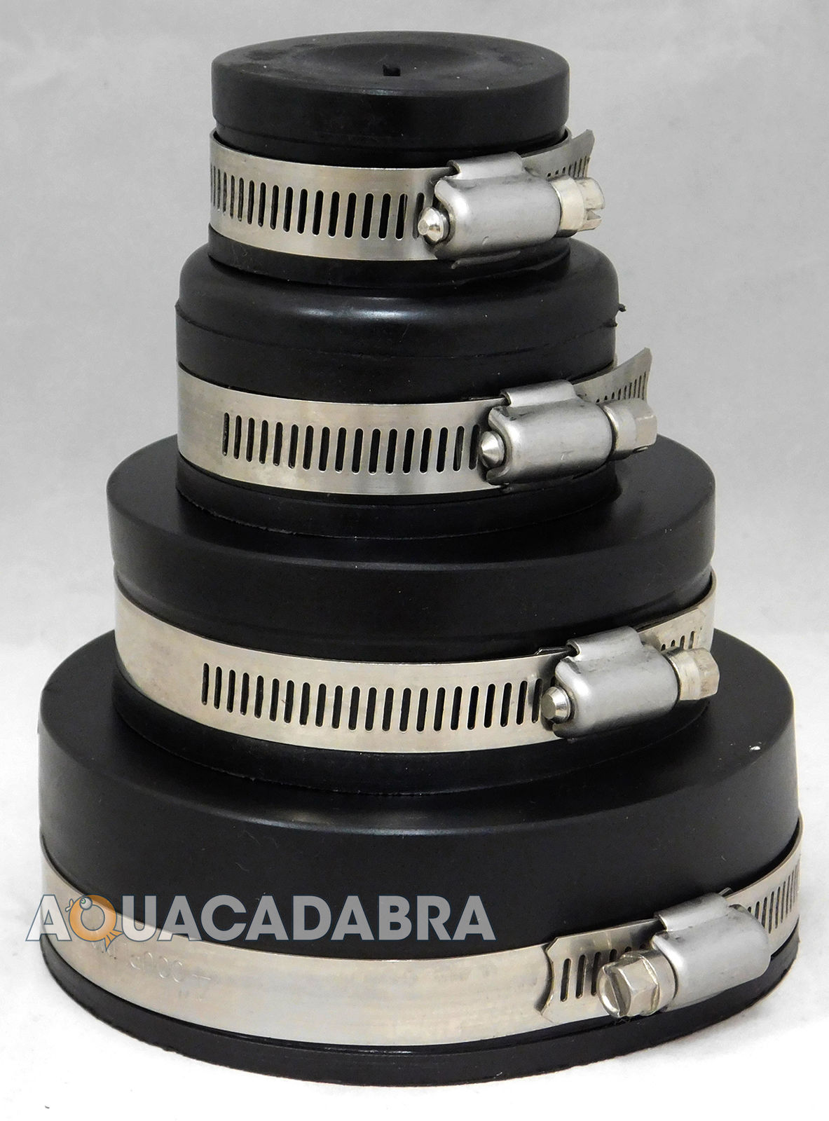 RUBBER PIPE CONNECTOR BLACK FLEXIBLE TUBE FITTINGS FISH POND NEXUS EAZY