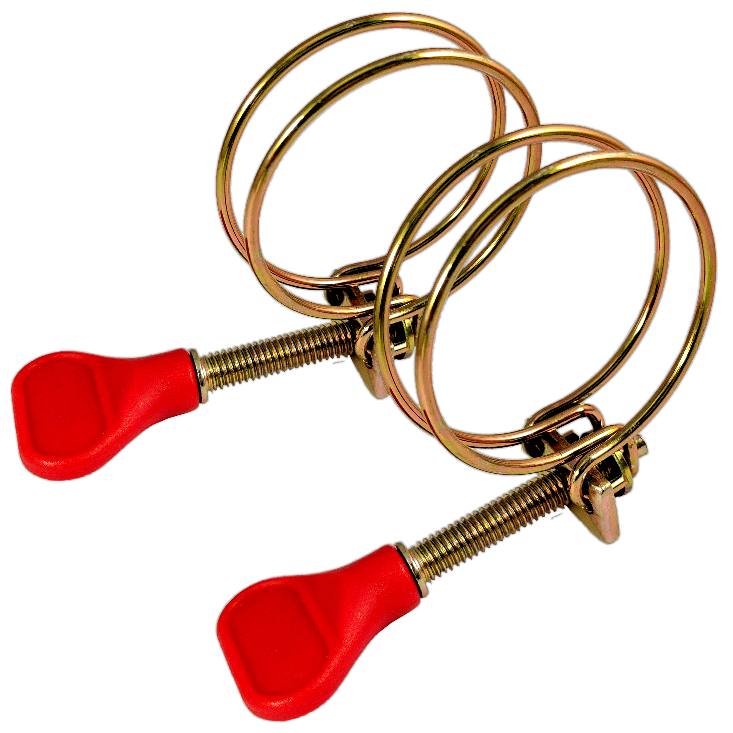 2x Double Wire Hose Clamps Yamitsu Hosing Clips Pond Fish Tank Tubing - Picture 7 of 8