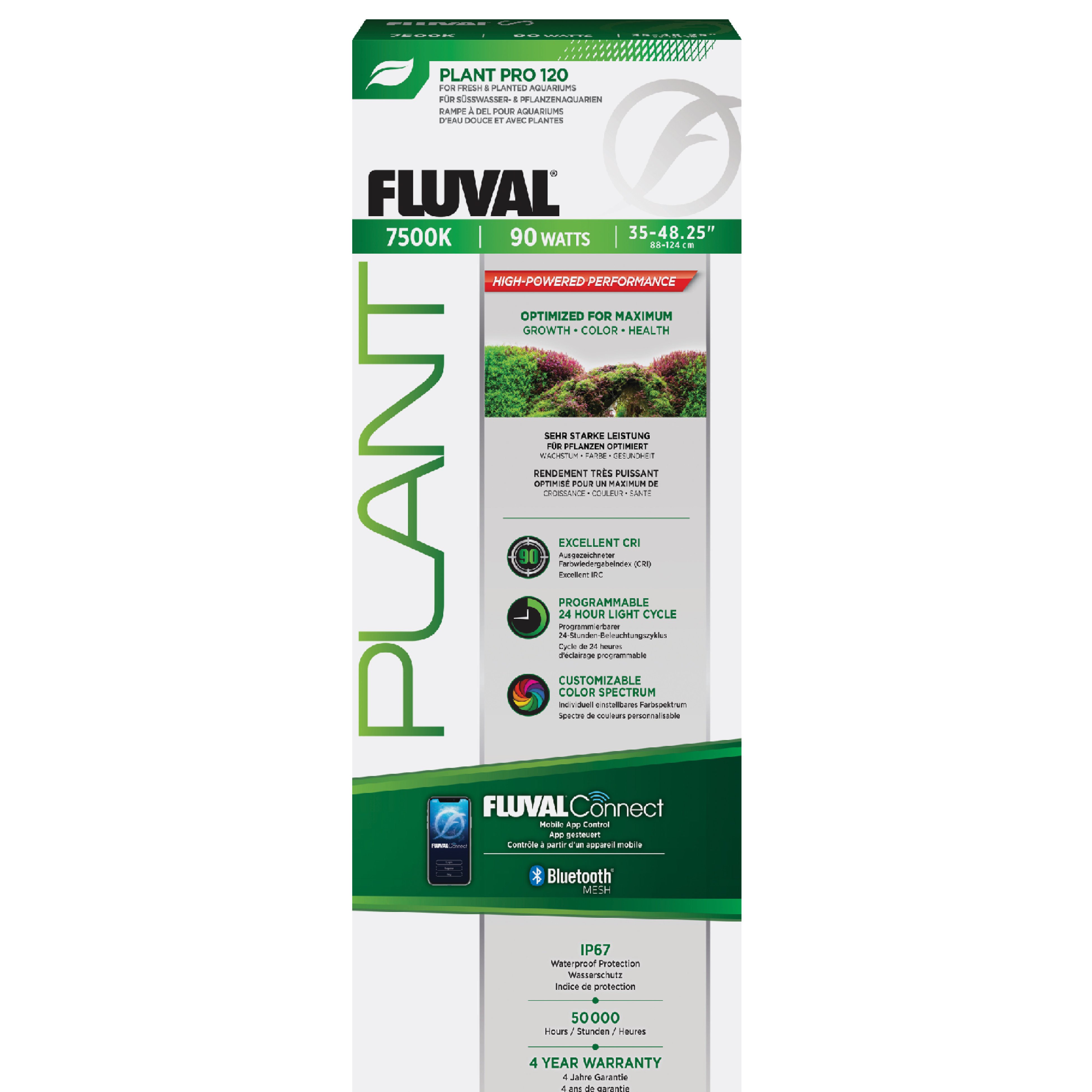 Fluval LED Plant Pro 4.0 Leuchteinheiten Aquarium Aquarium Pflanzen Blitz - Bild 13 von 14