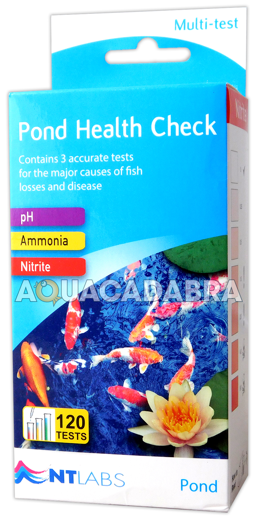 NT LABS FISH POND WATER MINI TEST KIT HEALTH CHECK PH NO2 NITRITE