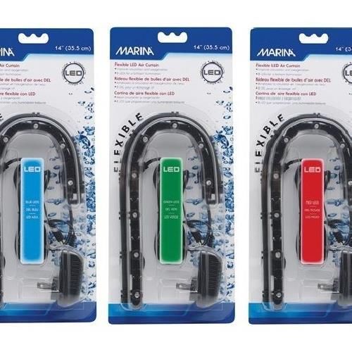 Marina Flexible Led Air Pump Curtain Red 35 5 Aquarium Fish Tank