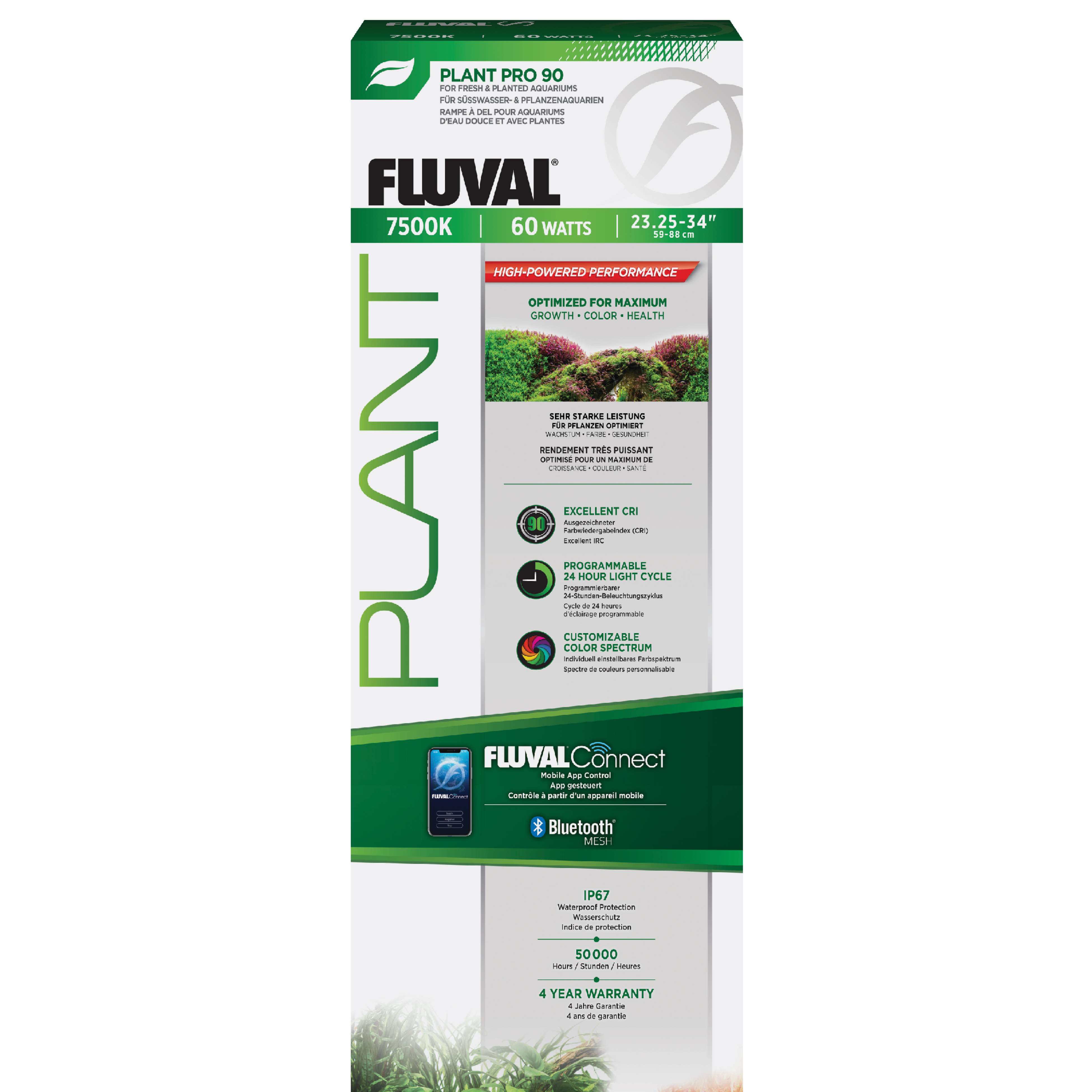 Fluval LED Plant Pro 4.0 Leuchteinheiten Aquarium Aquarium Pflanzen Blitz - Bild 12 von 14