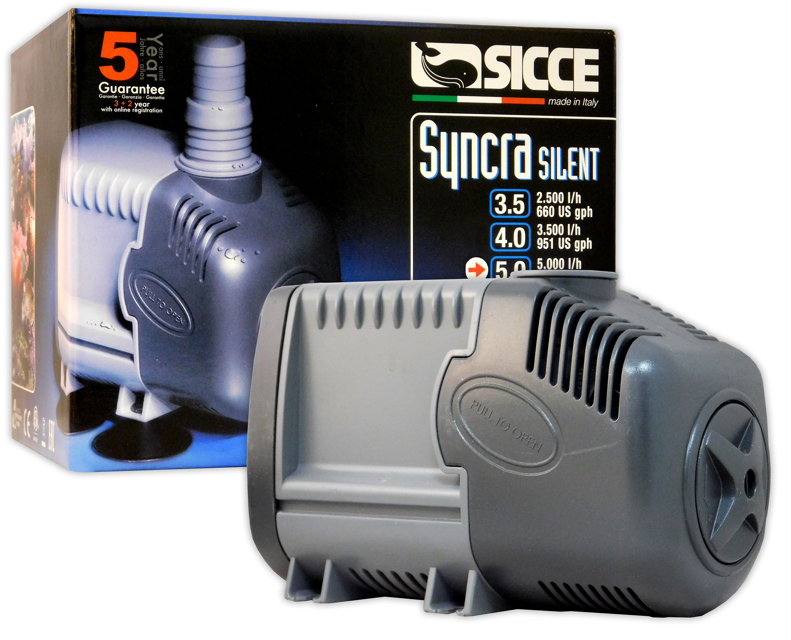Sicce Syncra Pump Silent Aquarium Protein Skimmer Fresh Water Marine Fish Tank eBay