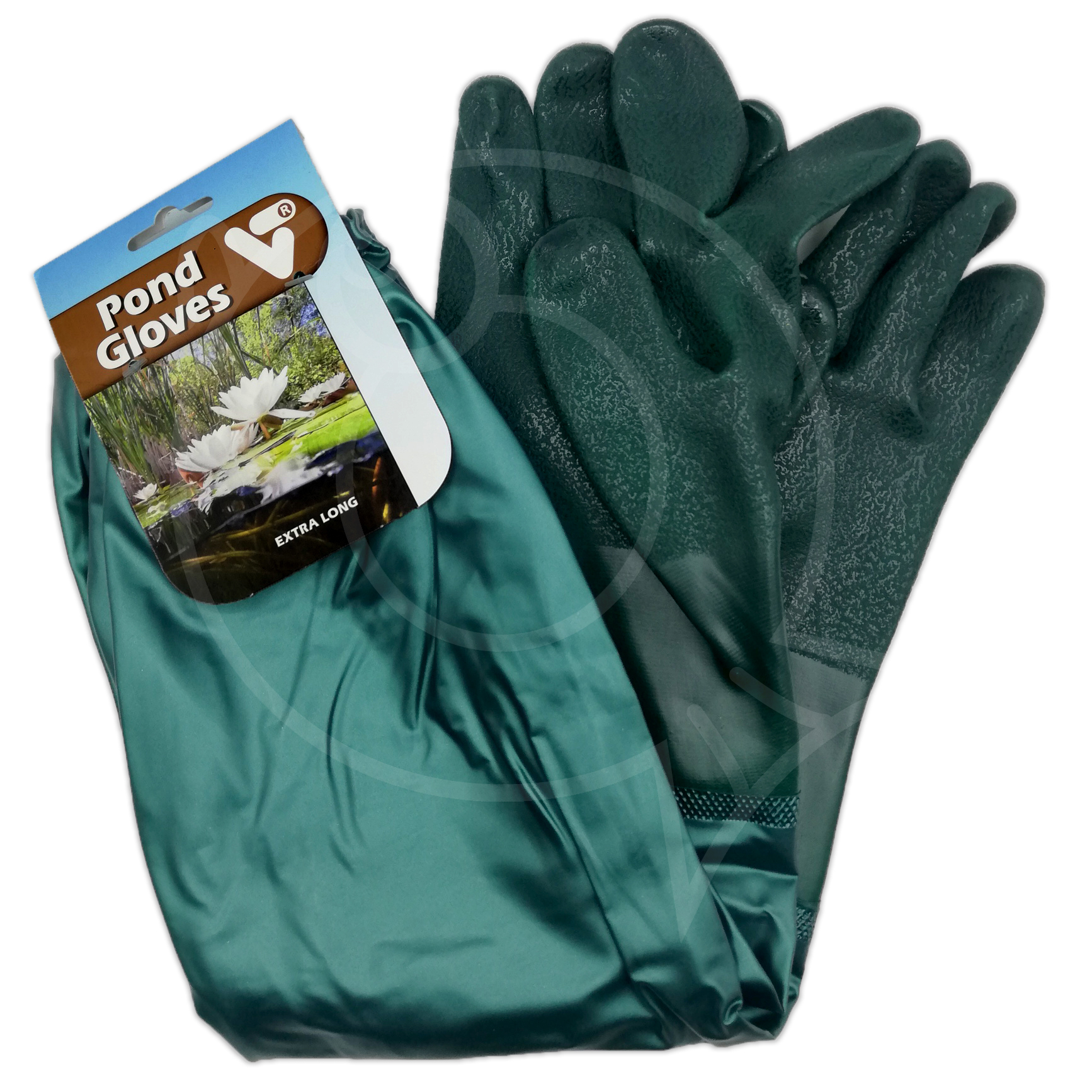 Velda Pond Gloves 60cm Length Drain Cleaning Full Length Sleeve Heavy