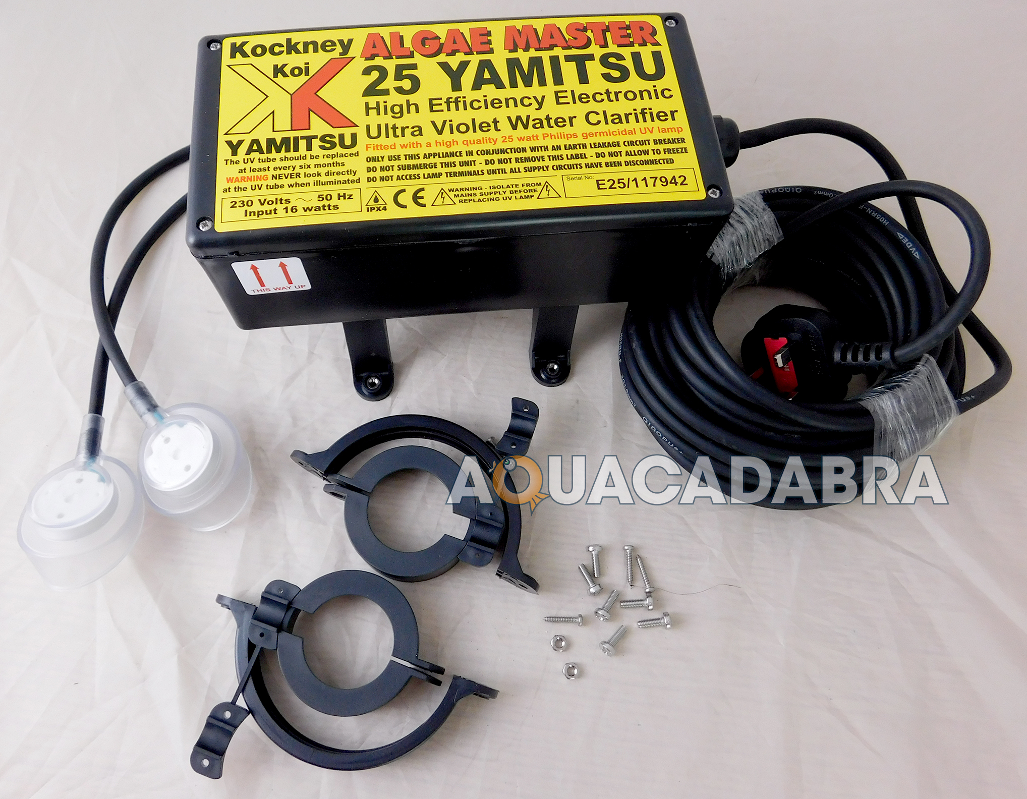 YAMITSU ALGAE MASTER ELECTRICS LEADS SPARE KOCKNEY KOI FISH POND UV ...