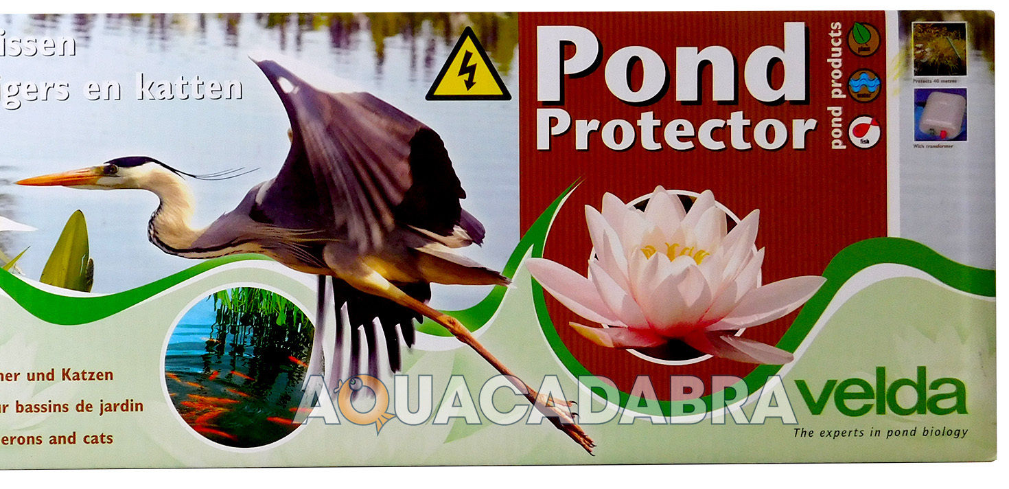 VELDA GARDEN POND PROTECTOR ELECTRIC FENCE KIT STOPS HERONS CATS