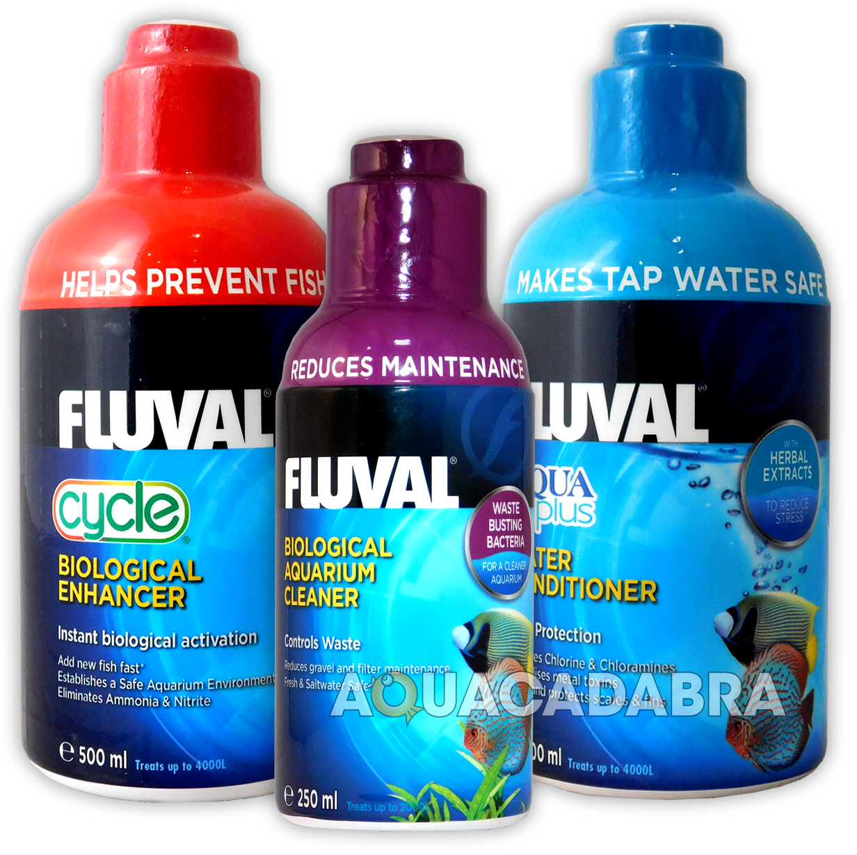 Fluval Cycle, AquaPlus, Biological Aquarium Cleaner Treatment Bundle Deal Fish 5060482265057 eBay