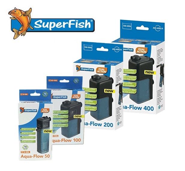 SUPERFISH AQUAFLOW FILTER FISH TANK SPRAY BAR INTERNAL POWER AQUARIUM