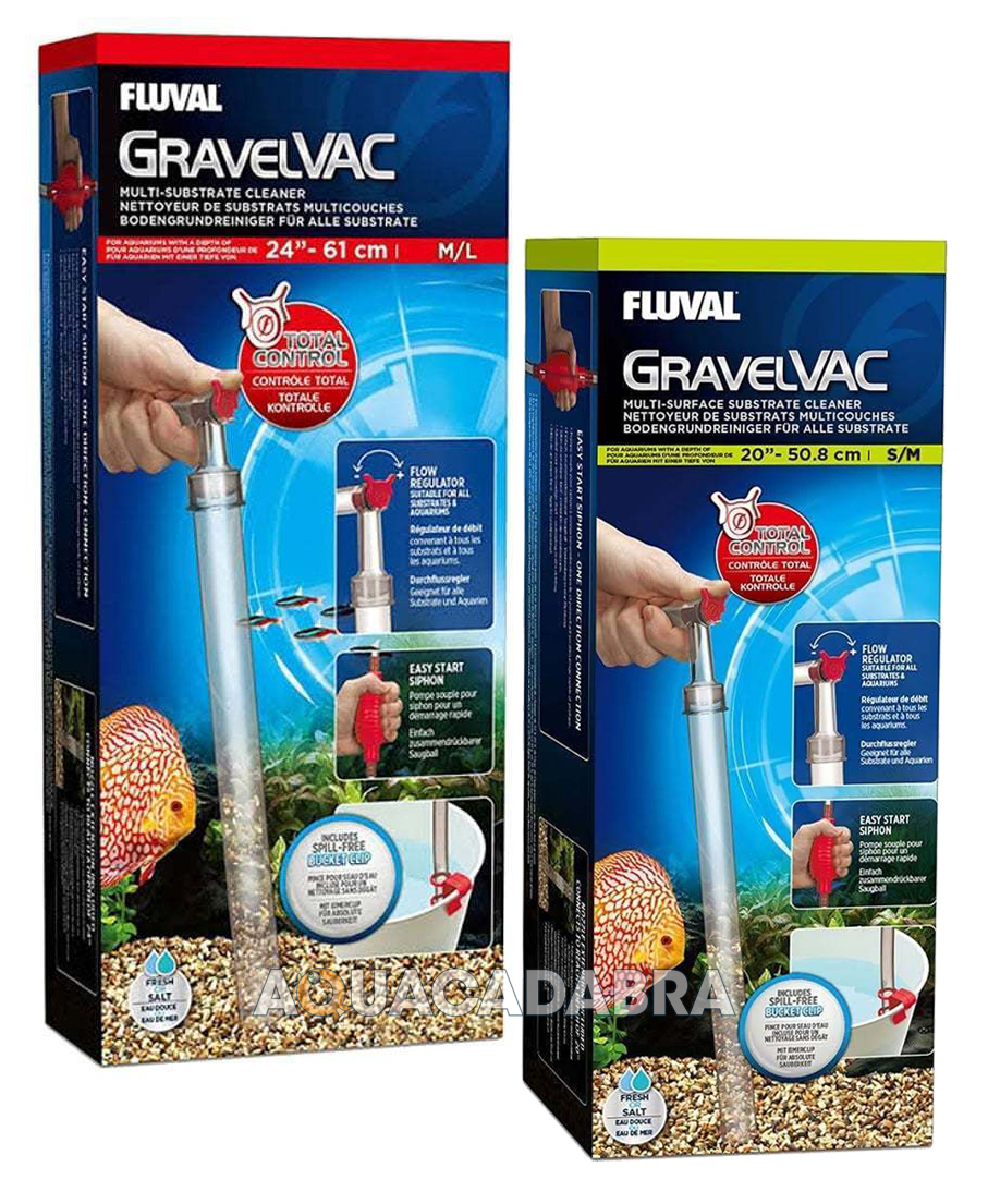 Fluval Gravel Vac Multi Surface Substrate Sand Fish Tank Siphon Cleaner