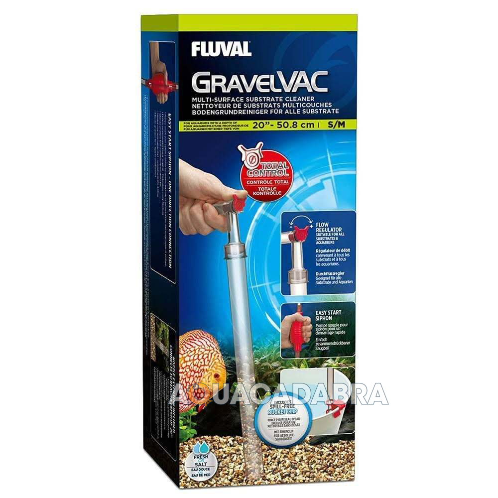 Fluval Gravel Vac Multi Surface Substrate Sand Fish Tank Siphon Cleaner