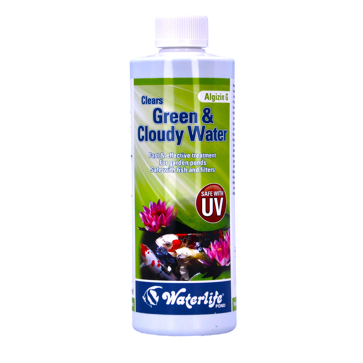 WaterLife Algizin G Pond Algae Green Cloudy Water Control Clears Fast Effective - Picture 12 of 12