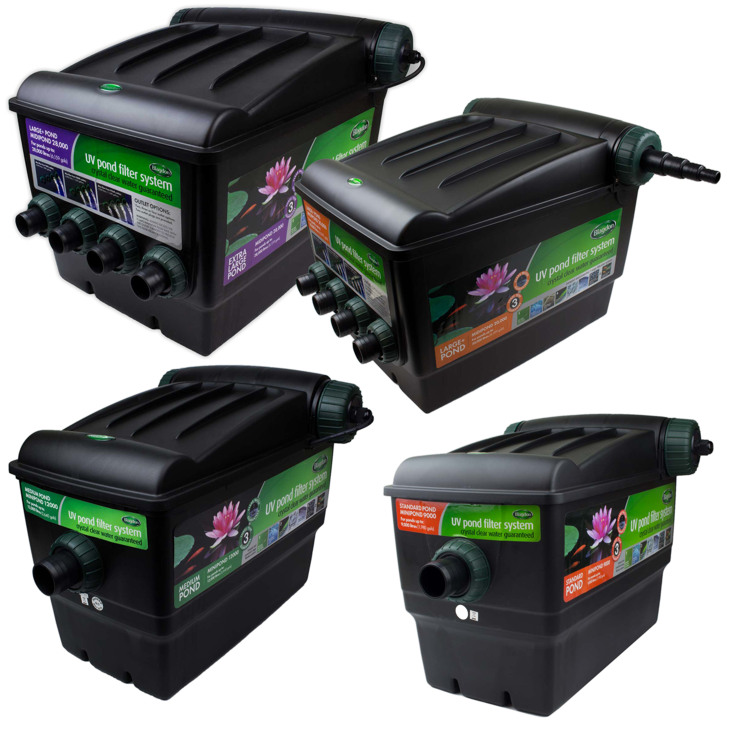 Blagdon MiniPond MidiPond Filters with UVC Clarifier Pond Filtration