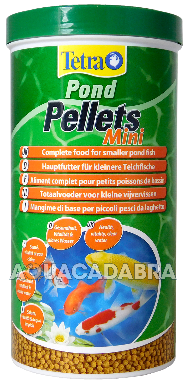 Tetra Pond Pellets Mini 1l 260g Fish Food Health Vitality Goldfish Koi