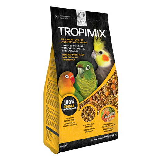 Hari Tropimix Lovebird & Cockatiel Mix Premium Bird Food 908g 3.36kg Parrot Feed