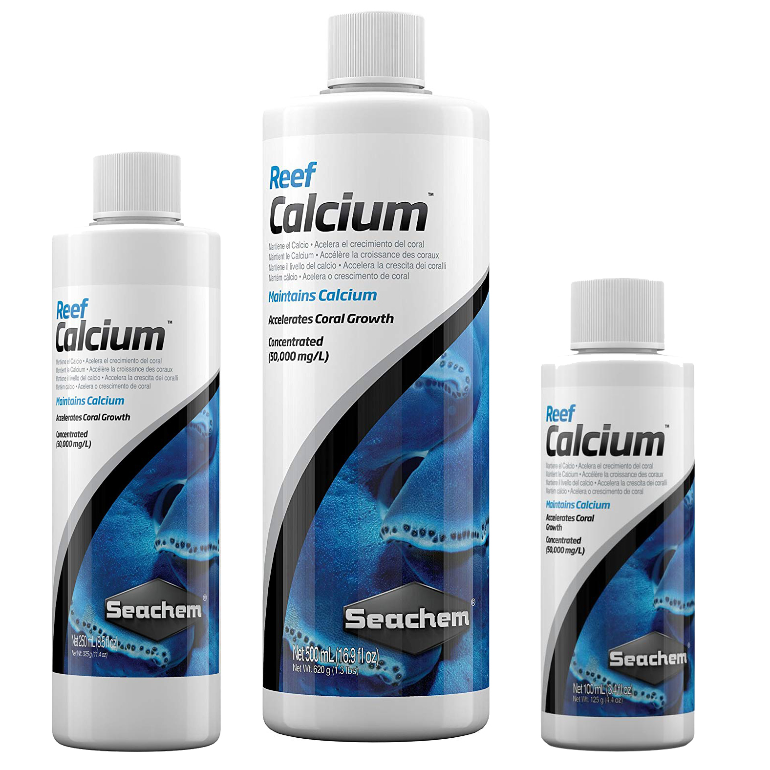 Seachem Reef Calcium Aquarium Additive Treatment Coral Growth Organic