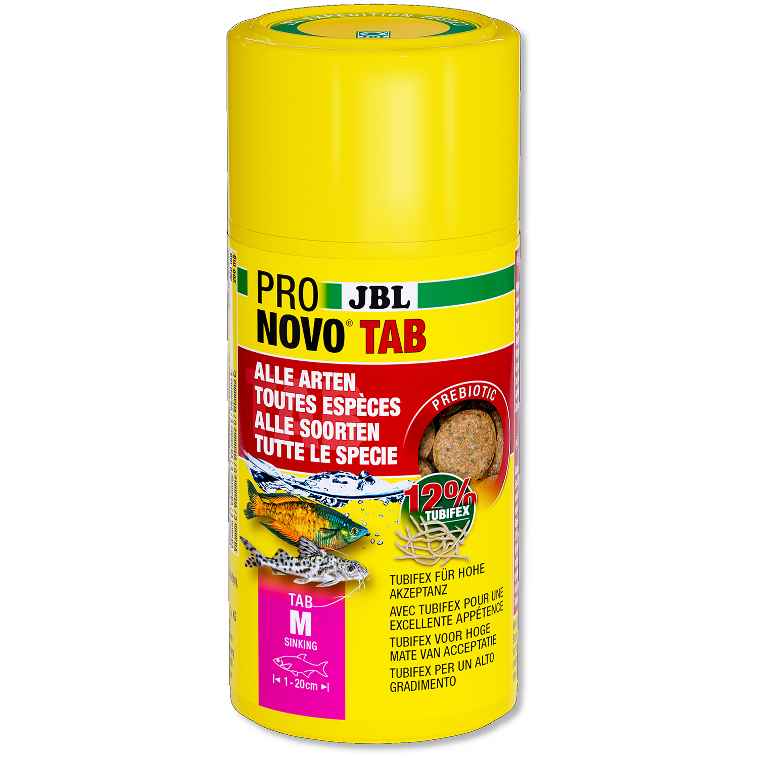 JBL ProNovo Tabs M Fish Food Pellets Tropical Bottom Feeders Tablets Aquarium