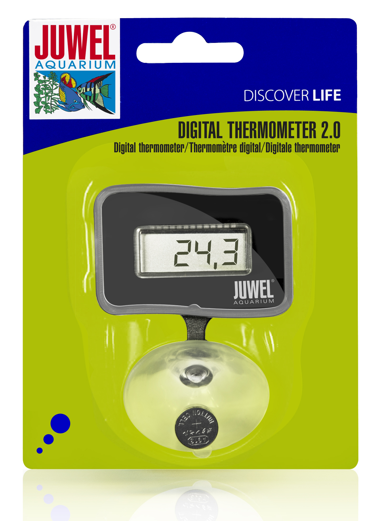 JUWEL AQUARIUM DIGITAL THERMOMETER SUBMERSIBLE SUCKER FISH TANK for RIO