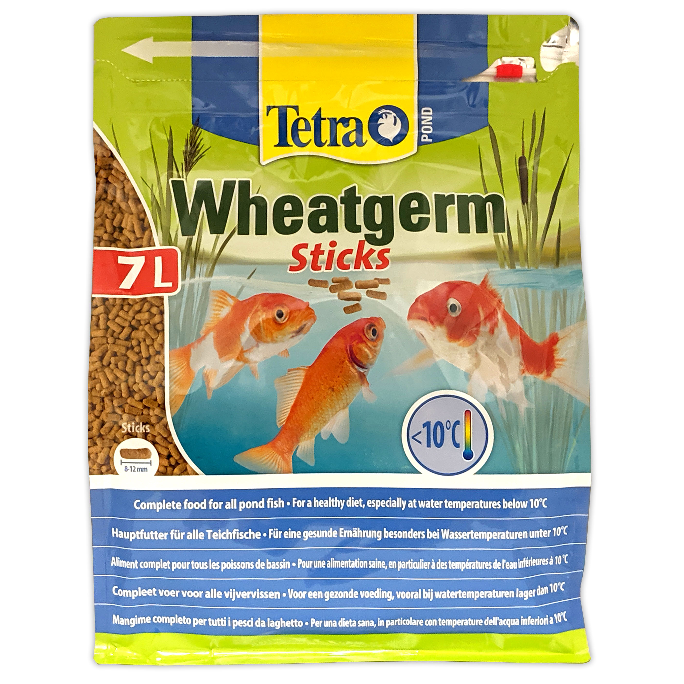 TETRAPOND WHEATGERM 7L 1.4kg FISH FOOD WINTER STICKS TETRA POND COLD