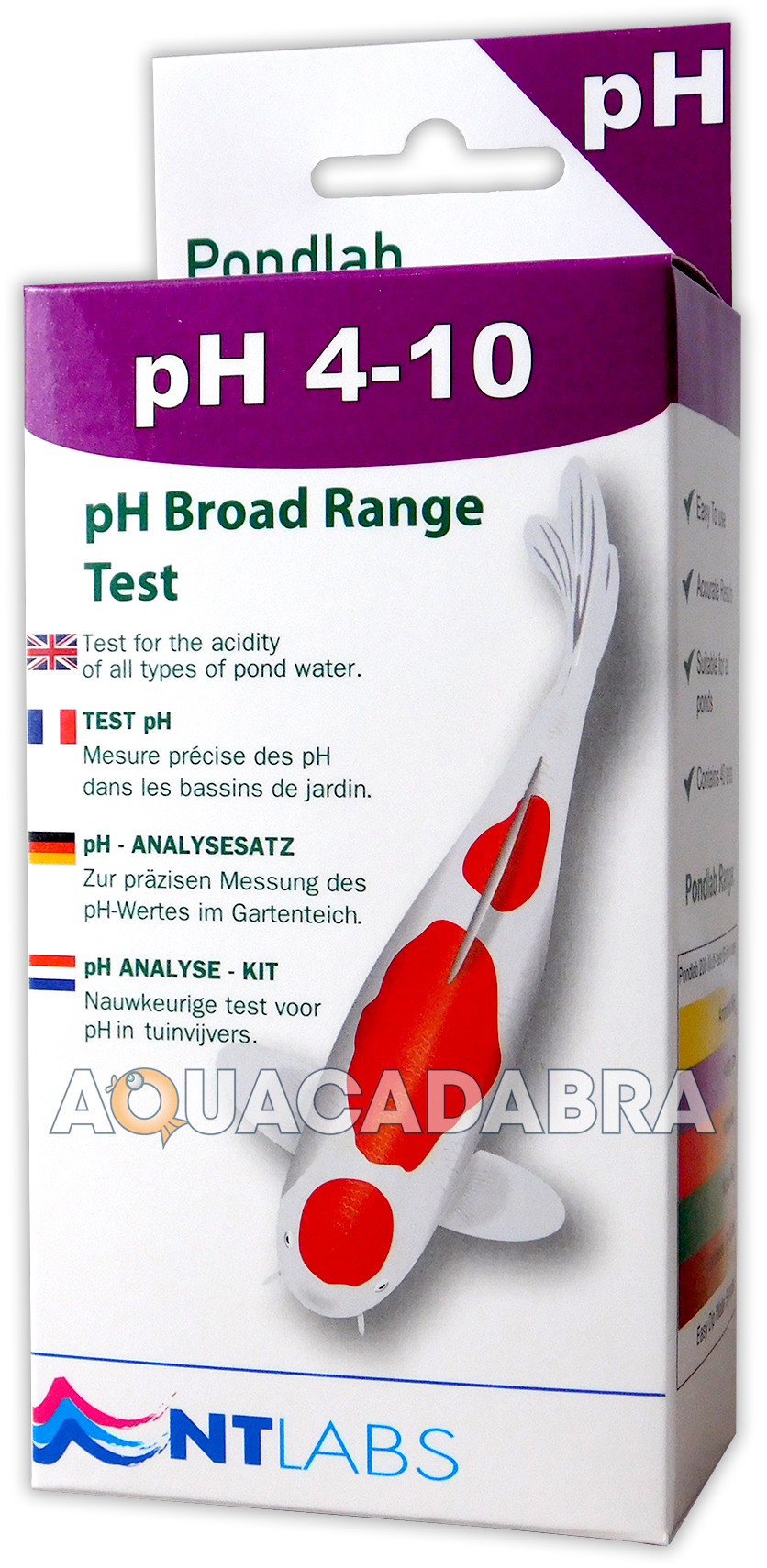 NT LABS POND PH TEST ACIDITY ALKALINITY HEALTH CHECK WATER TESTING KIT