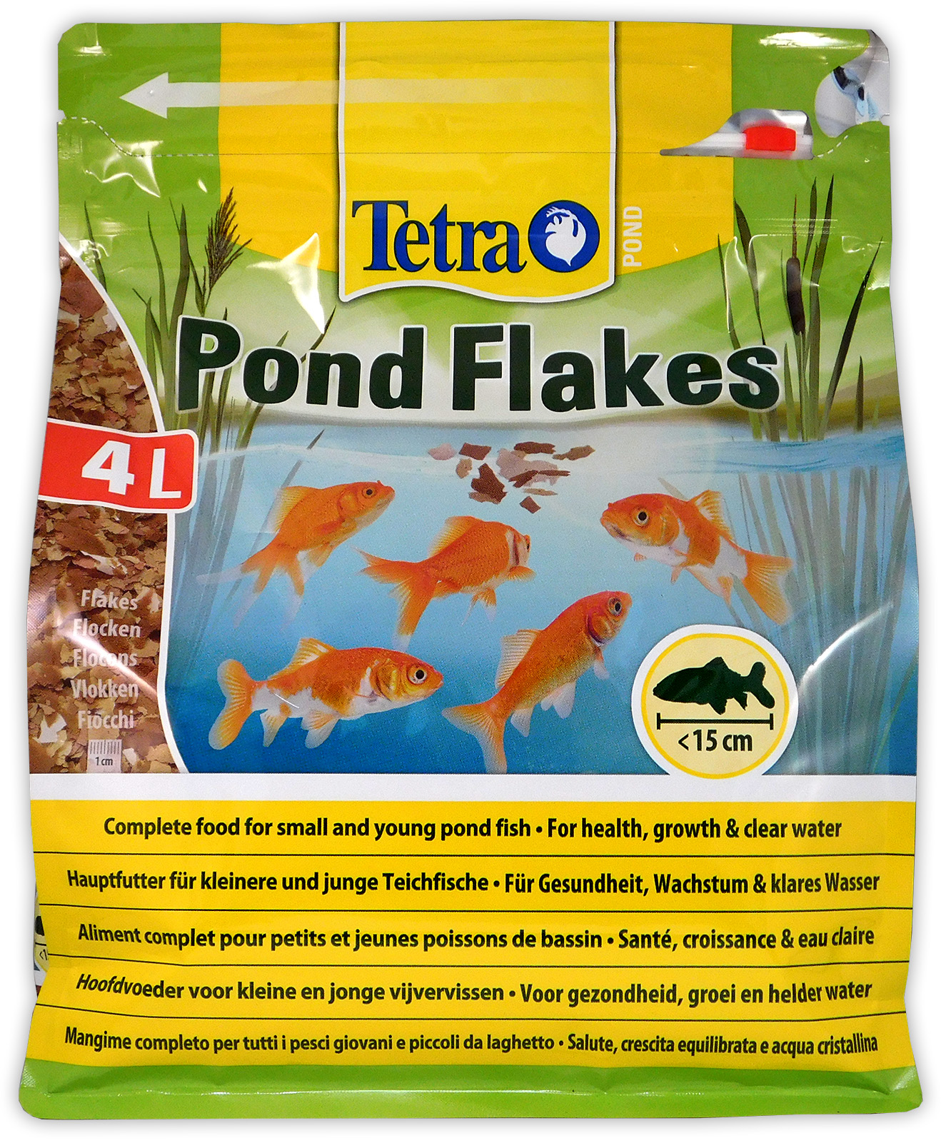 pond fish food flakes
