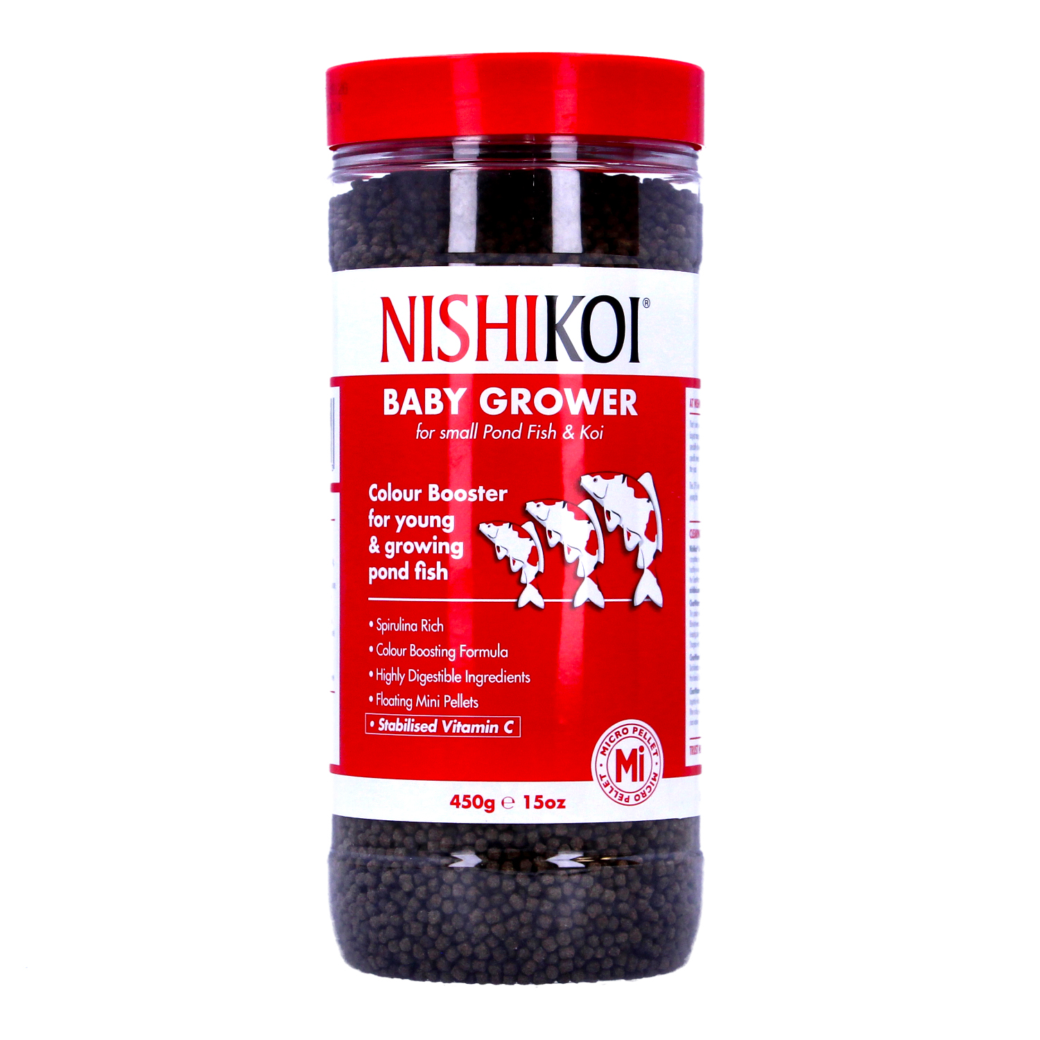 Nishikoi Baby Grower Growth Colour Sinking Micro Pellet Small Pond Fish Koi Food - Picture 5 of 6