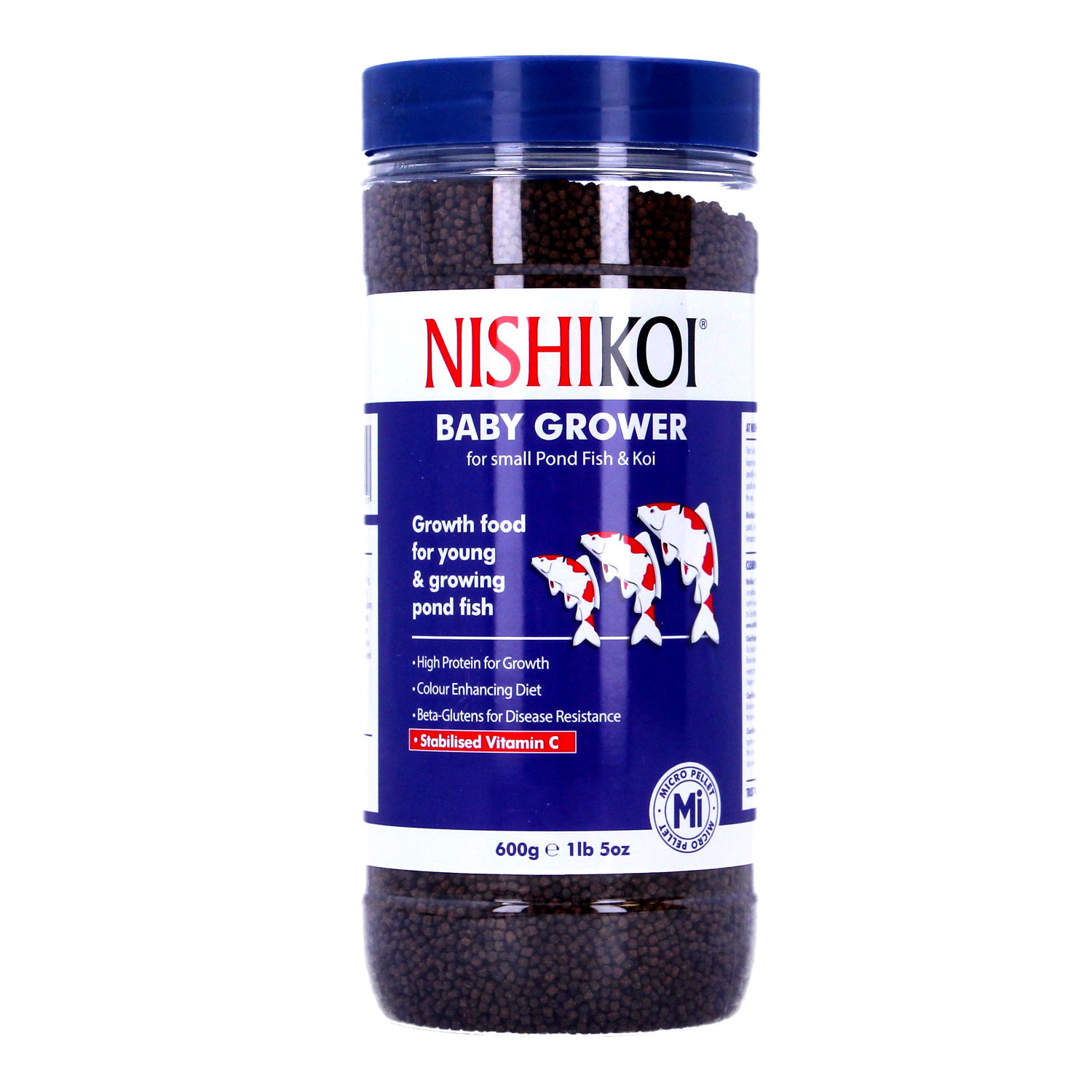 Nishikoi Baby Grower Growth Colour Sinking Micro Pellet Small Pond Fish Koi Food - Picture 6 of 6