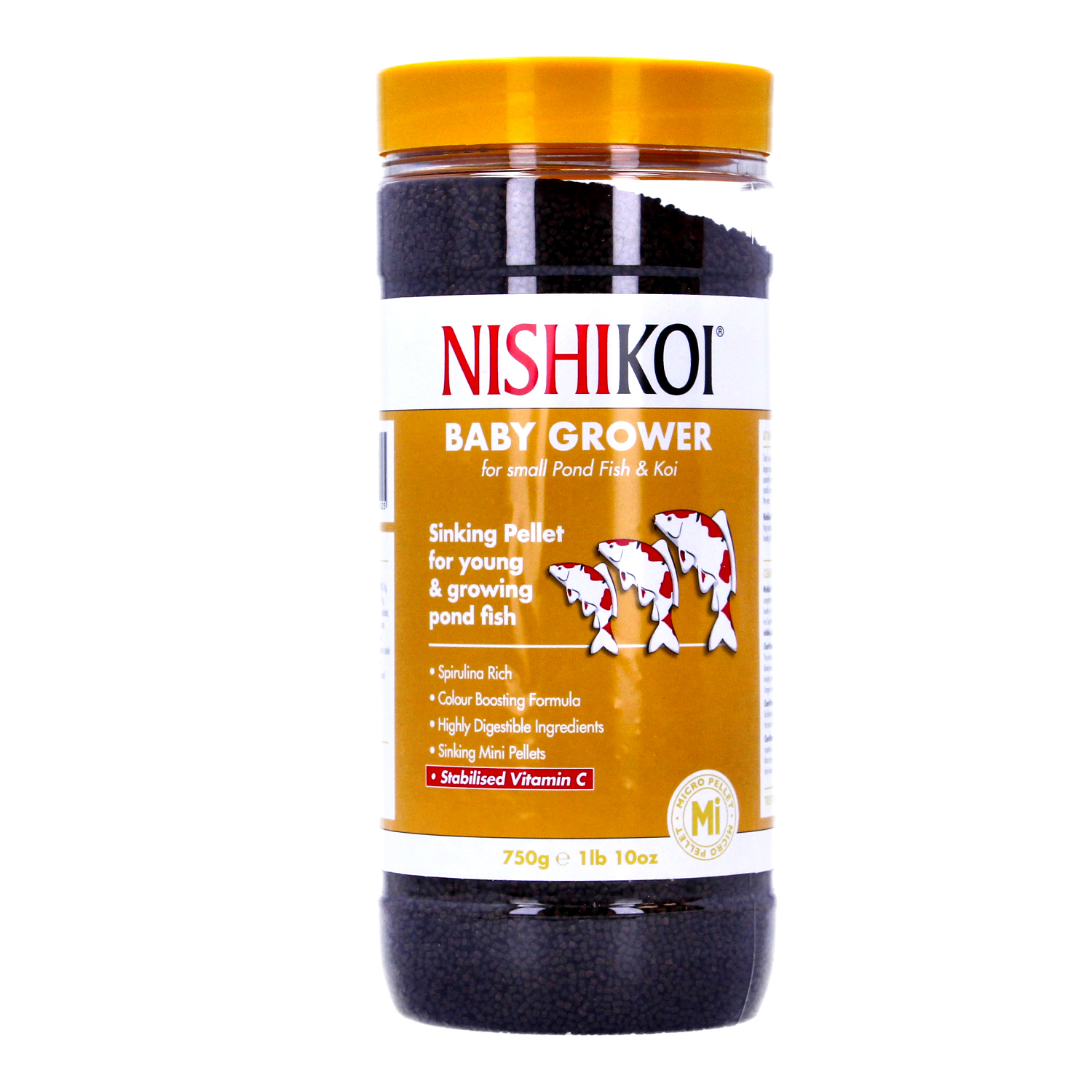 Nishikoi Baby Grower Growth Colour Sinking Micro Pellet Small Pond Fish Koi Food - Picture 4 of 6