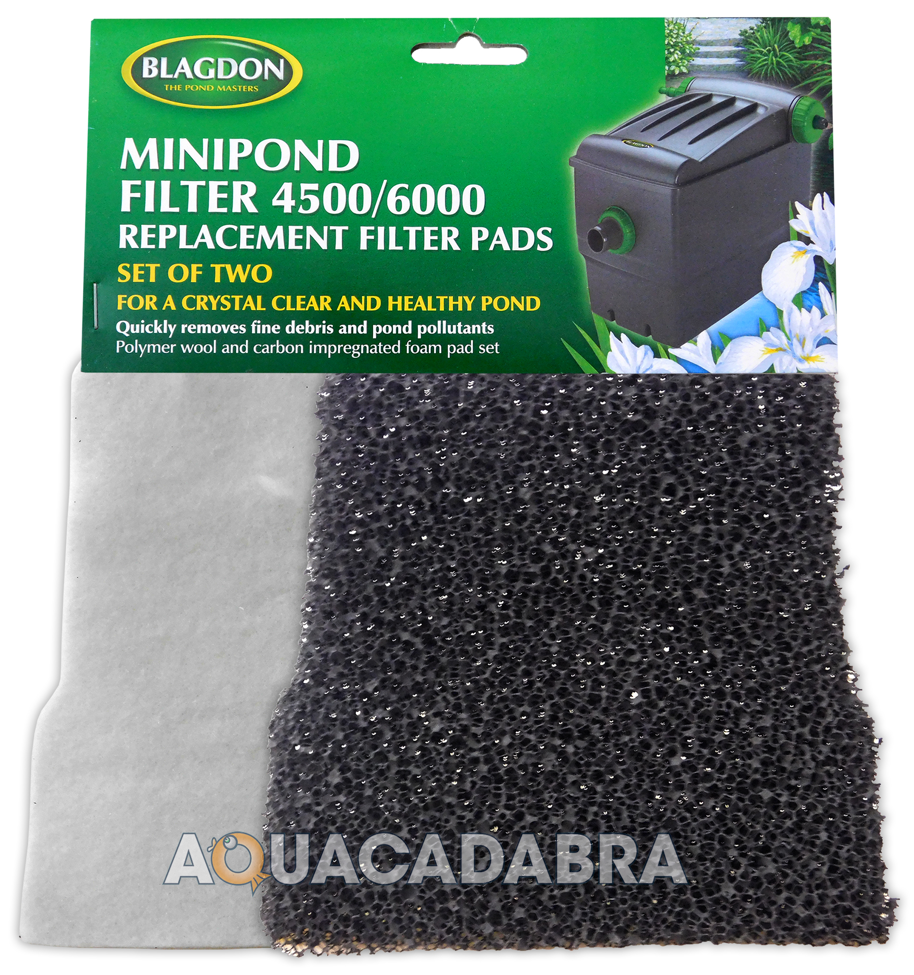 BLAGDON MINI POND FILTER 4500/6000 REPLACEMENT FILTER PADS 2 PACK