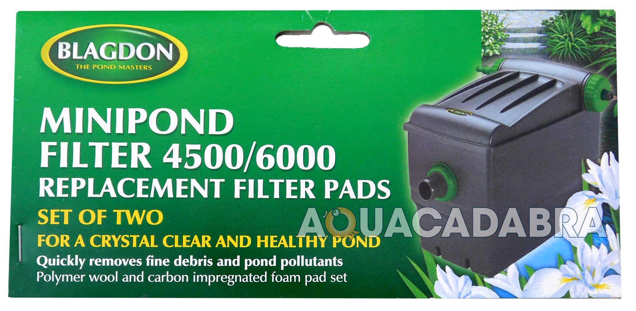 BLAGDON MINI POND FILTER 4500/6000 REPLACEMENT FILTER PADS 2 PACK