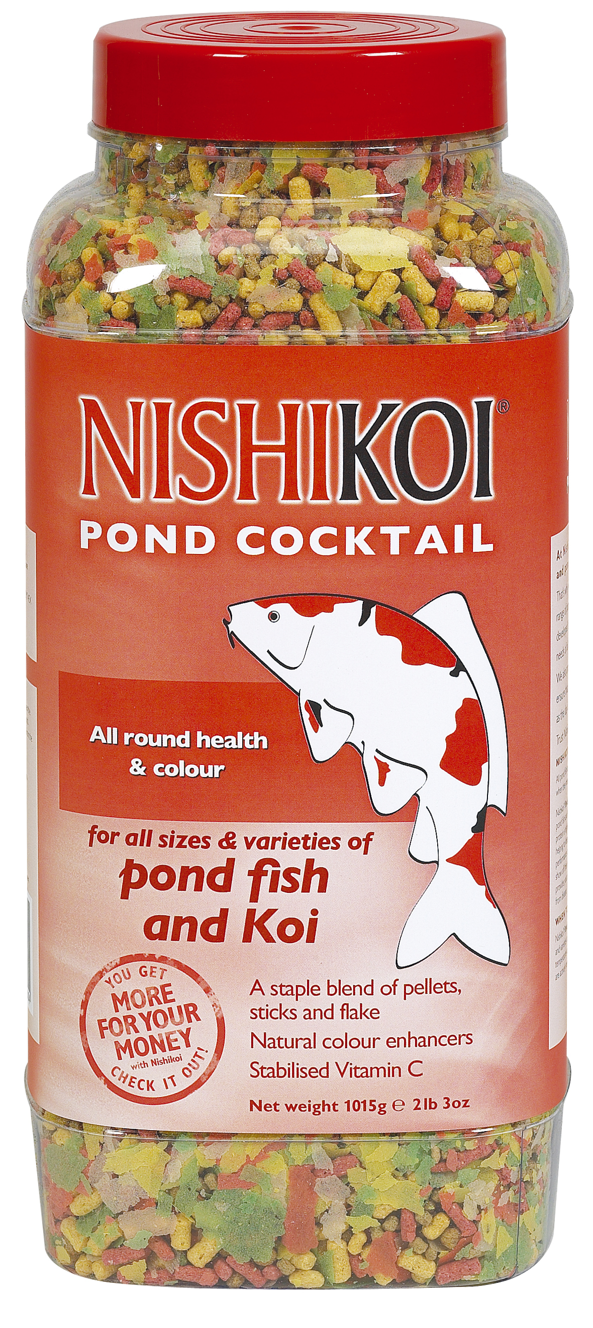 NISHIKOI POND COCKTAIL MIXED FISH FOOD PELLET STICK FLAKE WHEATGERM KOI GOLDFISH eBay