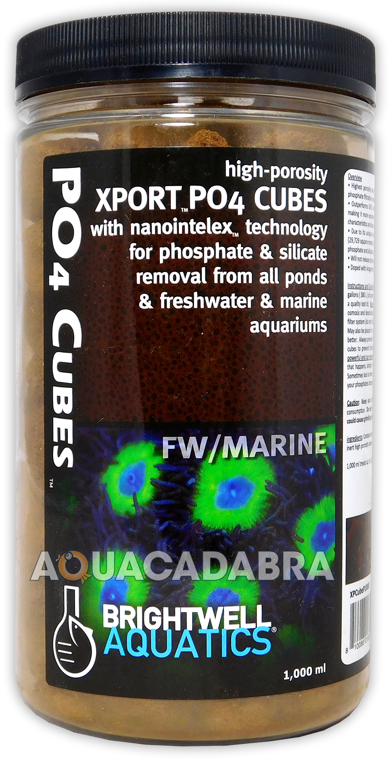 BRIGHTWELL XPORT PO4 CUBES PHOSPHATE & SILICATE MEDIA POND AQUARIUM FISH TANK eBay