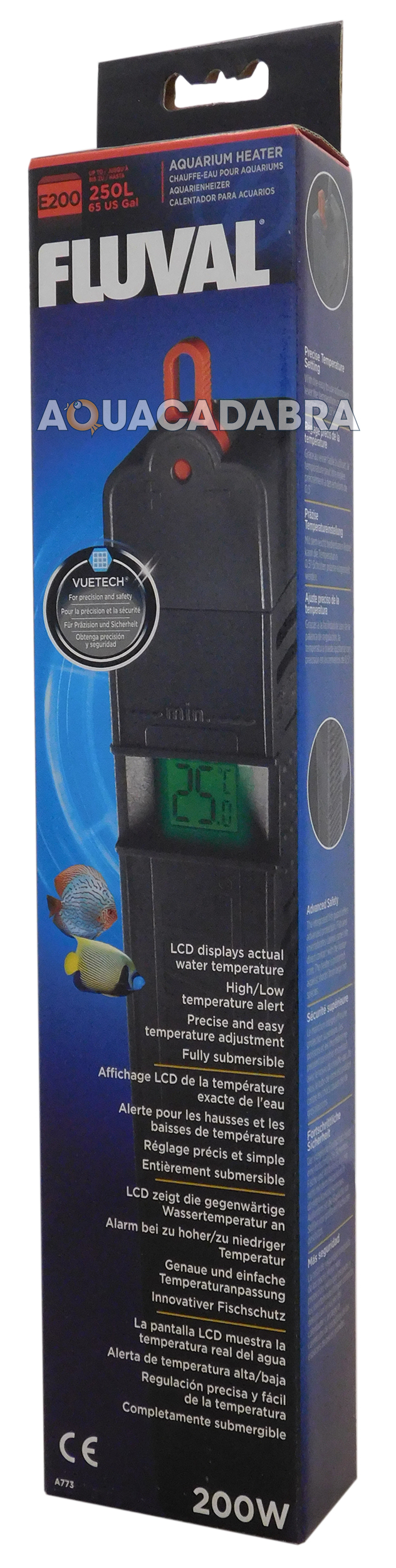 FLUVAL E 50W,100W,200W,300W ELECTRONIC FISH TANK HEATER E50,E100,E200