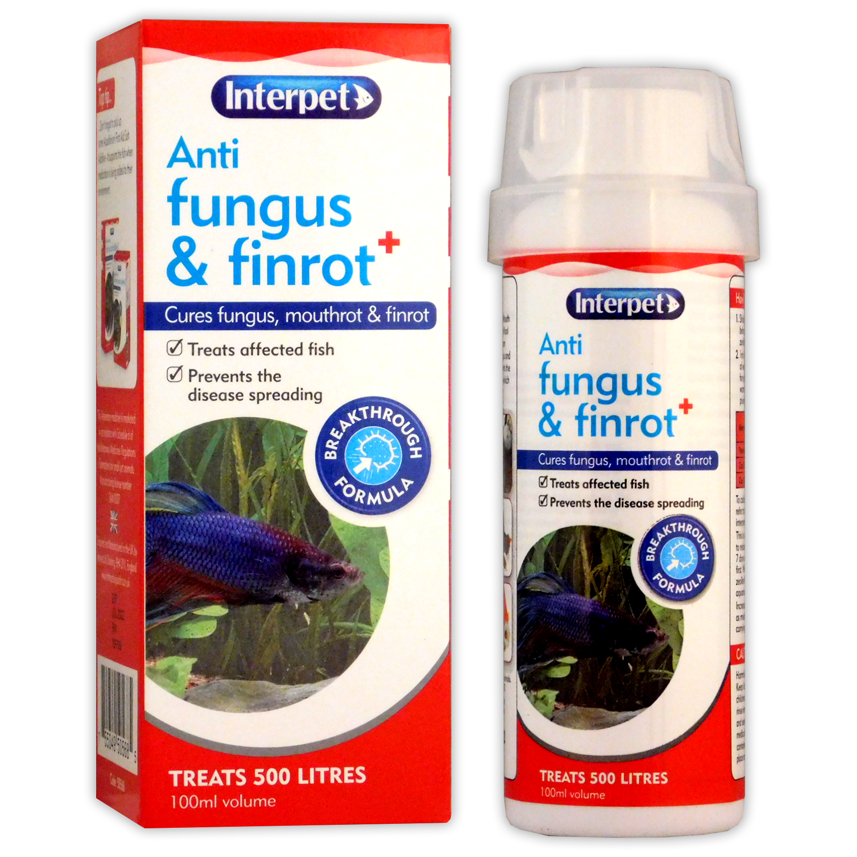 INTERPET NEW TREATMENTS WATER HEALTH MEDICINE LIQUID TREAT AQUARIUM