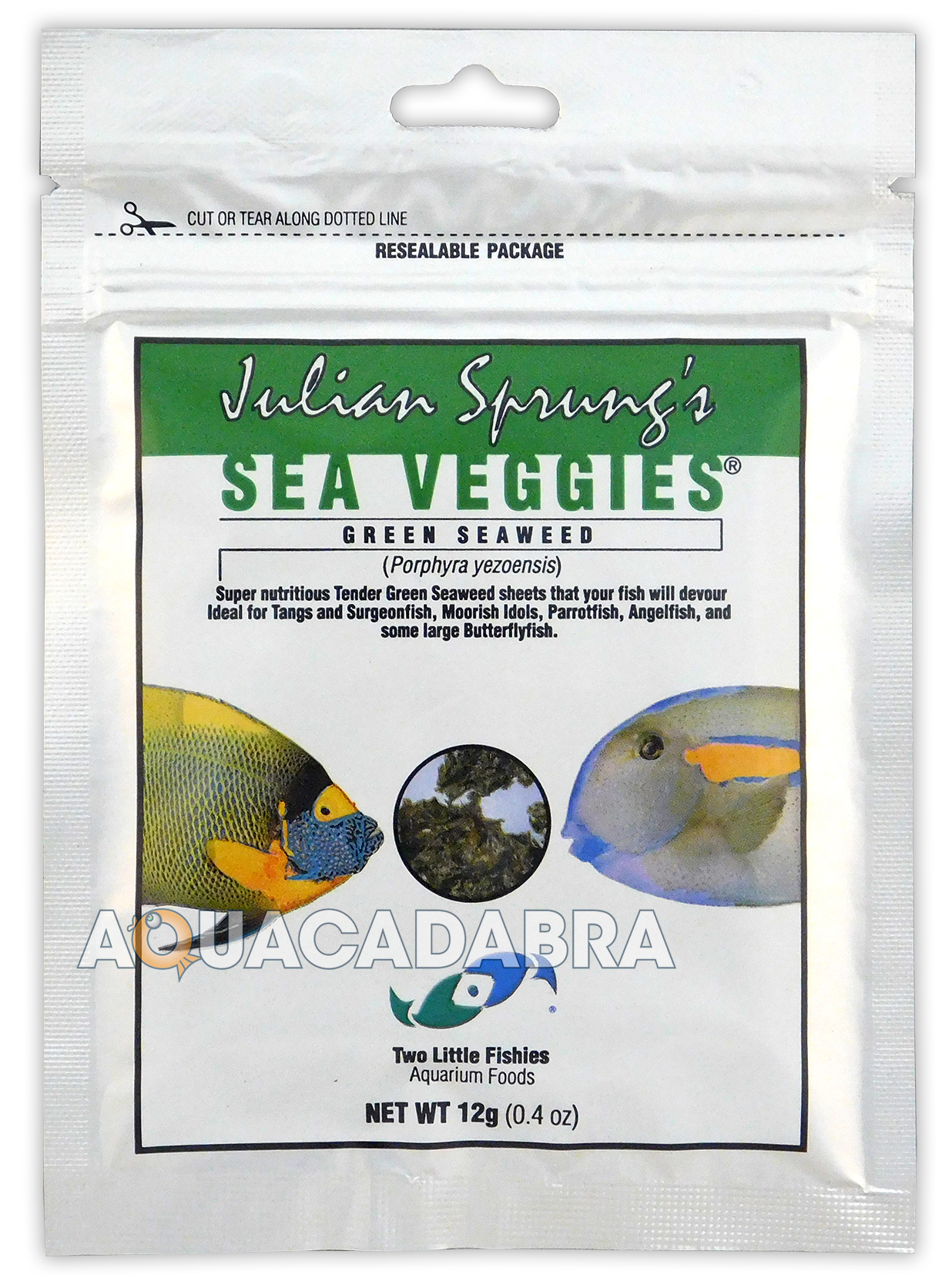 JULIAN SPRUNG'S SEA VEGGIES NORI SEAWEED FISH FOOD MARINE TWO LITTLE
