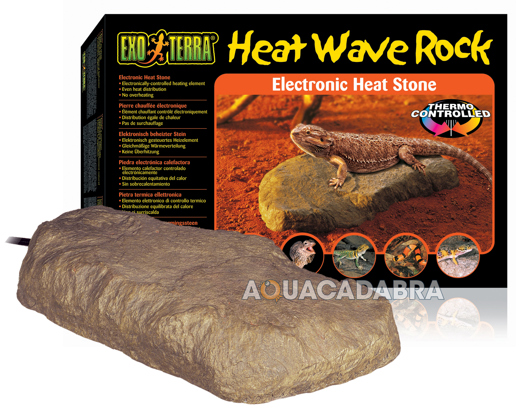 Exo Terra Heat Wave Rock Large Reptile Vivarium Heating Lizard Snake