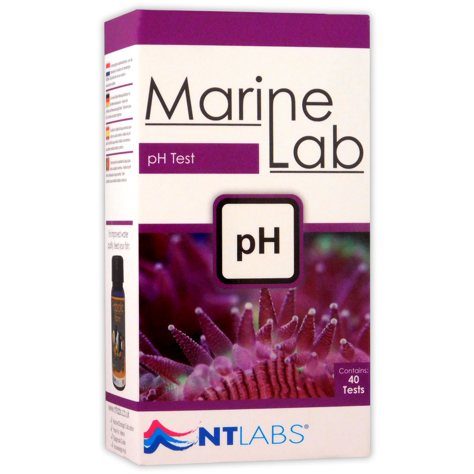 NT Labs Marine Lab Test Kit Reef Saltwater Aquarium Fish Tank pH KH Mg