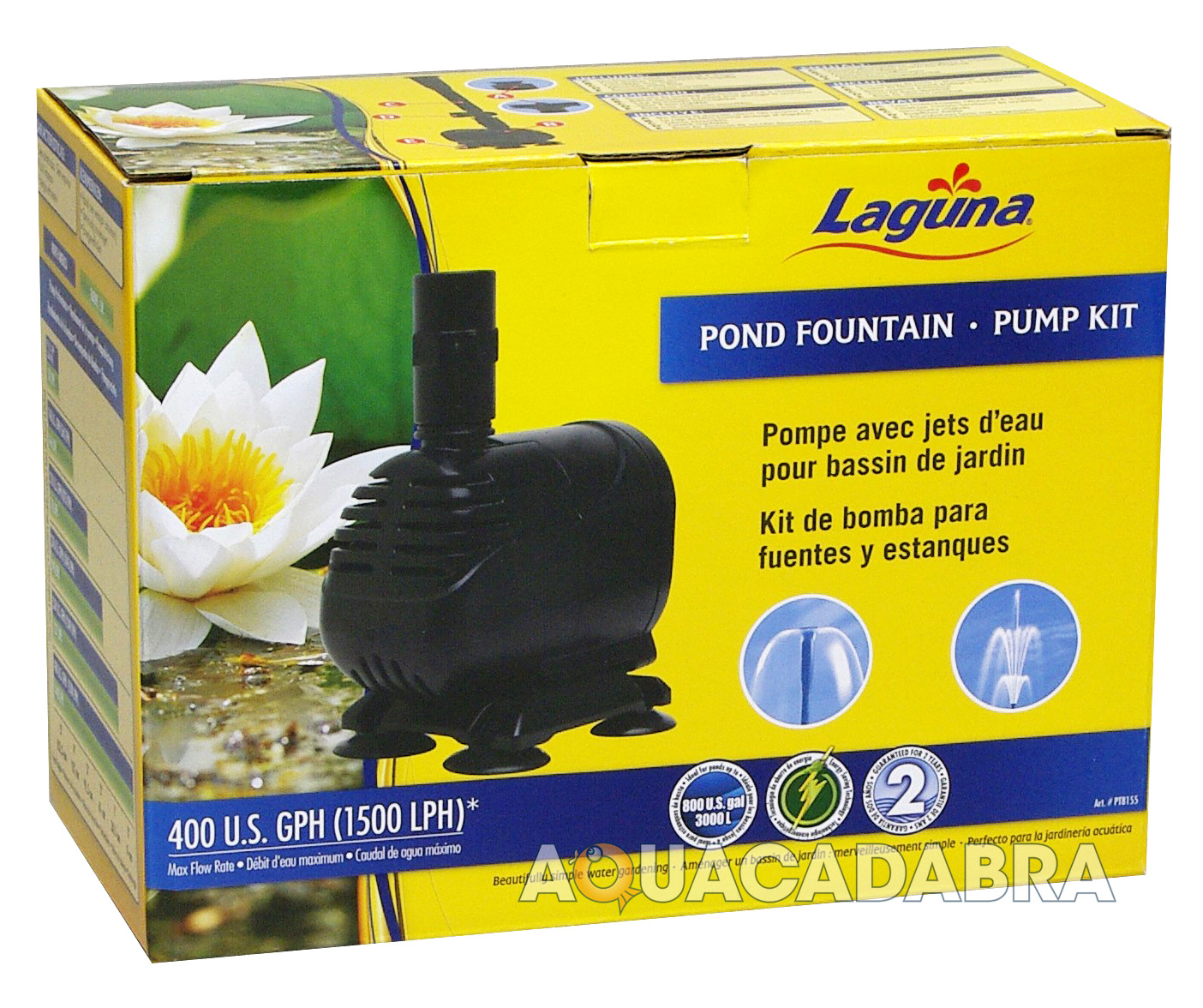 LAGUNA GARDEN POND FOUNTAIN PUMP KIT 700,1500,2000 KOI FISH WATER