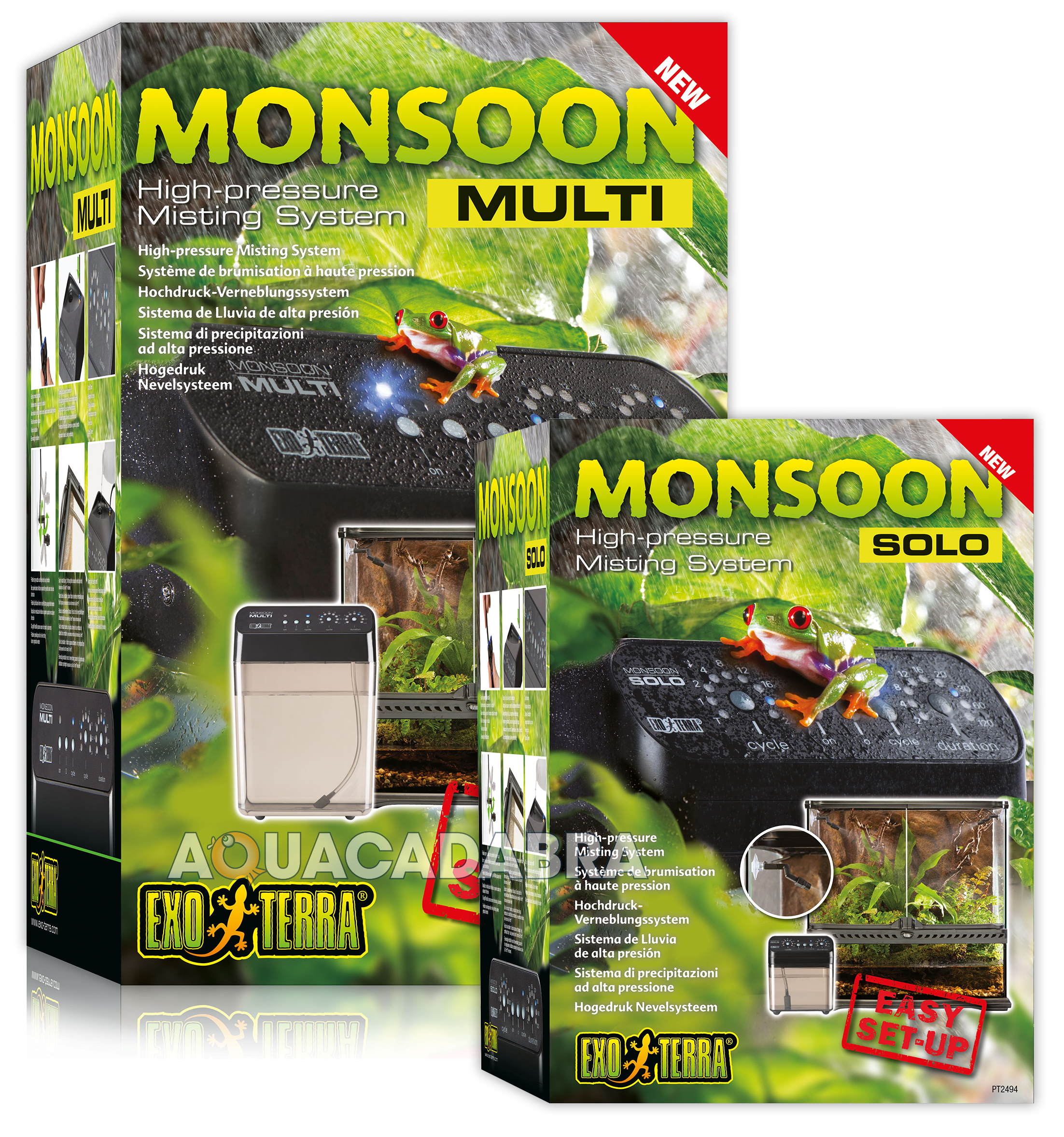EXO TERRA MONSOON MISTING SYSTEM SOLO MULTI REPTILE AMPHIBIAN FROG