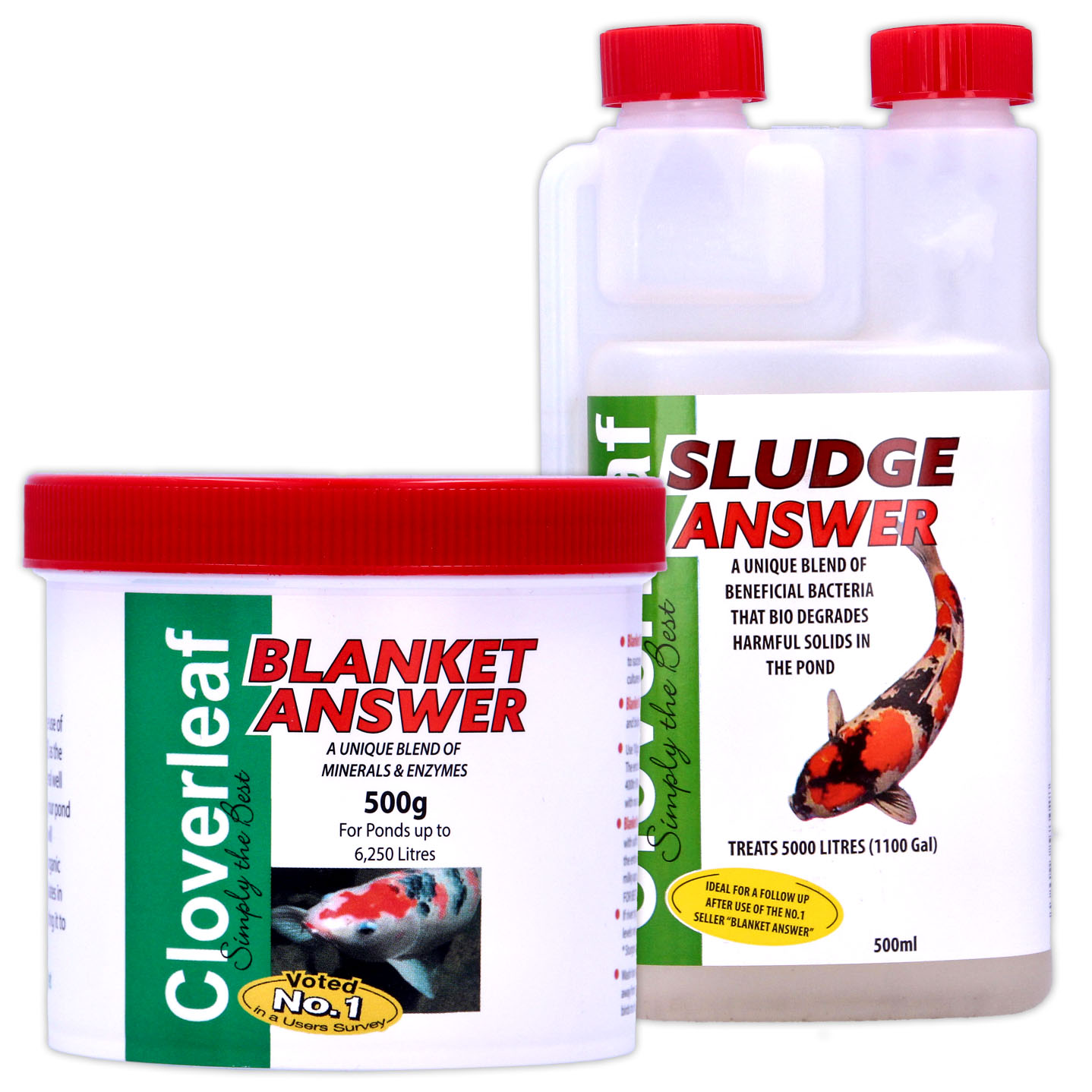 Cloverleaf Blanket & Sludge Answer Blanketweed Pond Weed Water Treatment Bundle - Picture 9 of 18