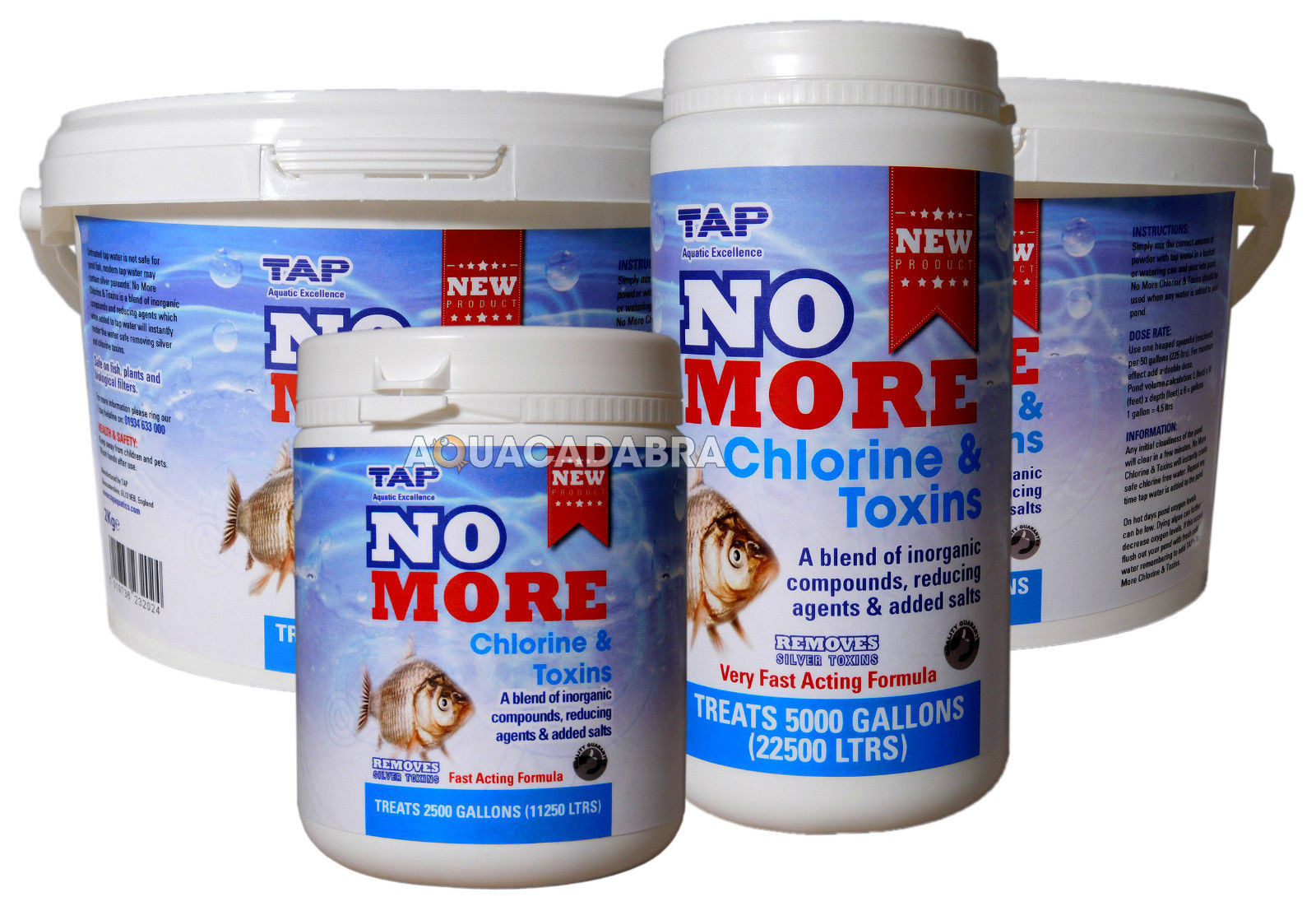 TAP NO MORE CHLORINE & TOXINS REMOVER TAP WATER SAFE KOI POND FISH