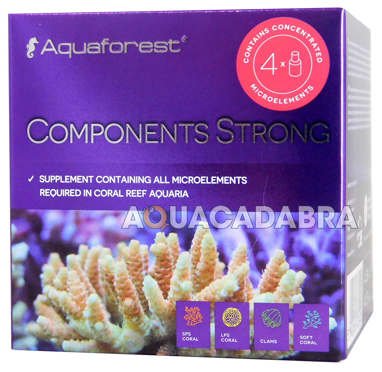 AQUAFOREST COMPONENTS STRONG SET MICROELEMENT SUPPLEMENT CORAL